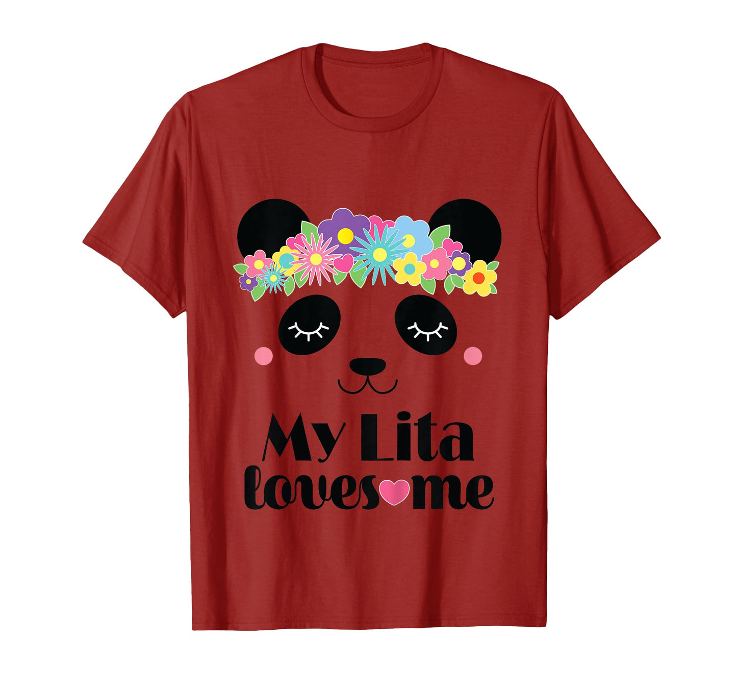 My Lita Loves Me Granddaughter Panda T-Shirt