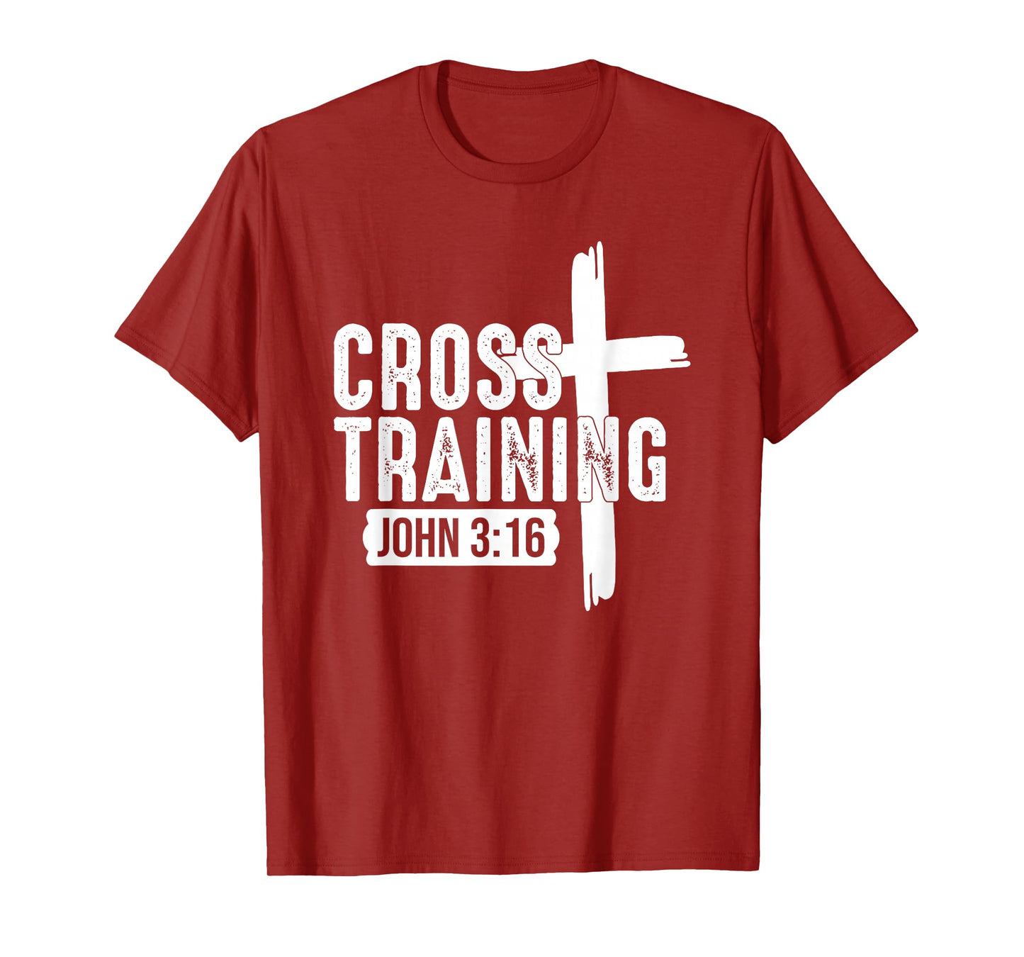 Cross Training Christian - Bible Verse Inspirational Gym T-Shirt