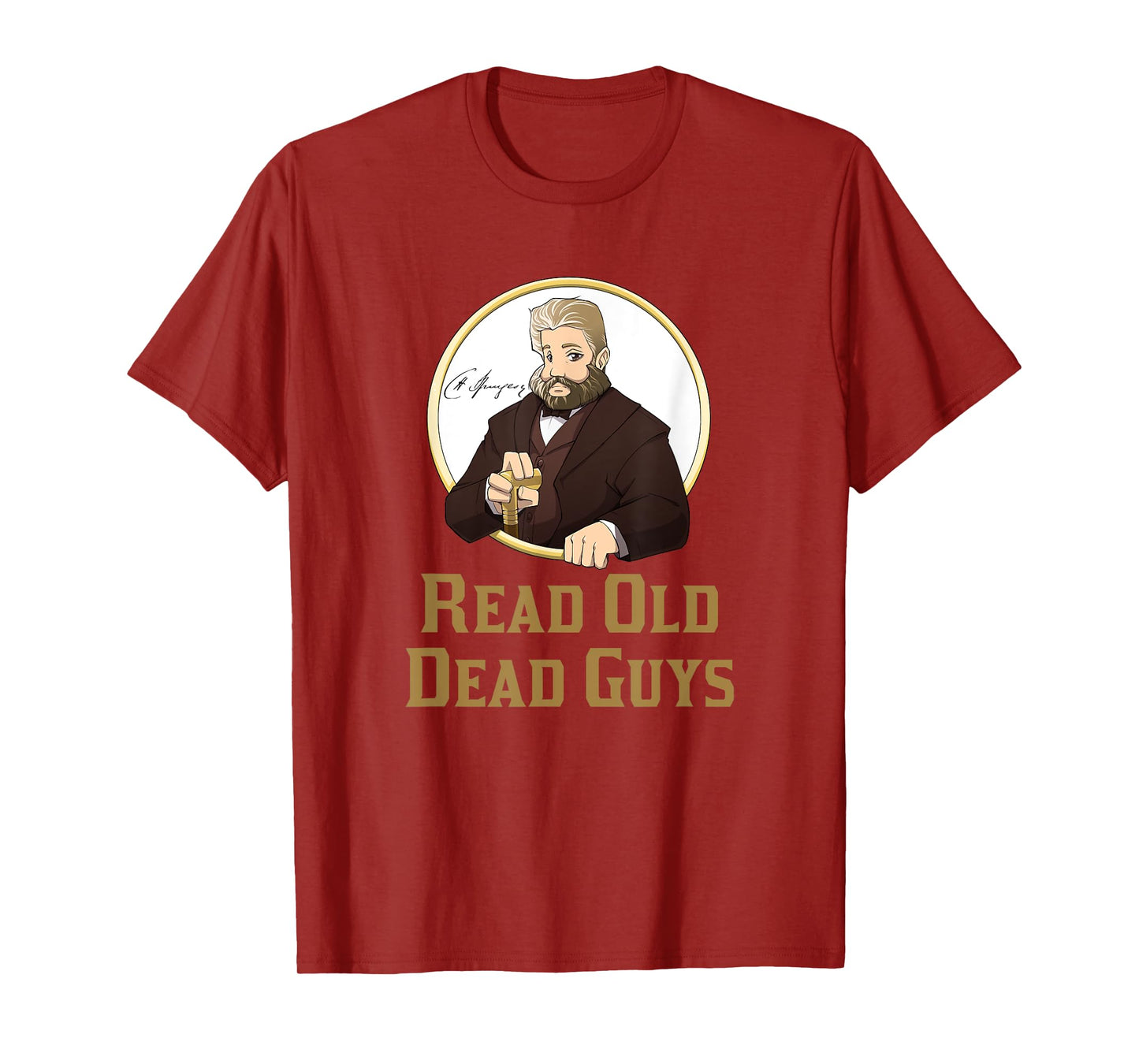 Read Old Dead Guys - funny C. H. Spurgeon bookworm t-shirt T-Shirt