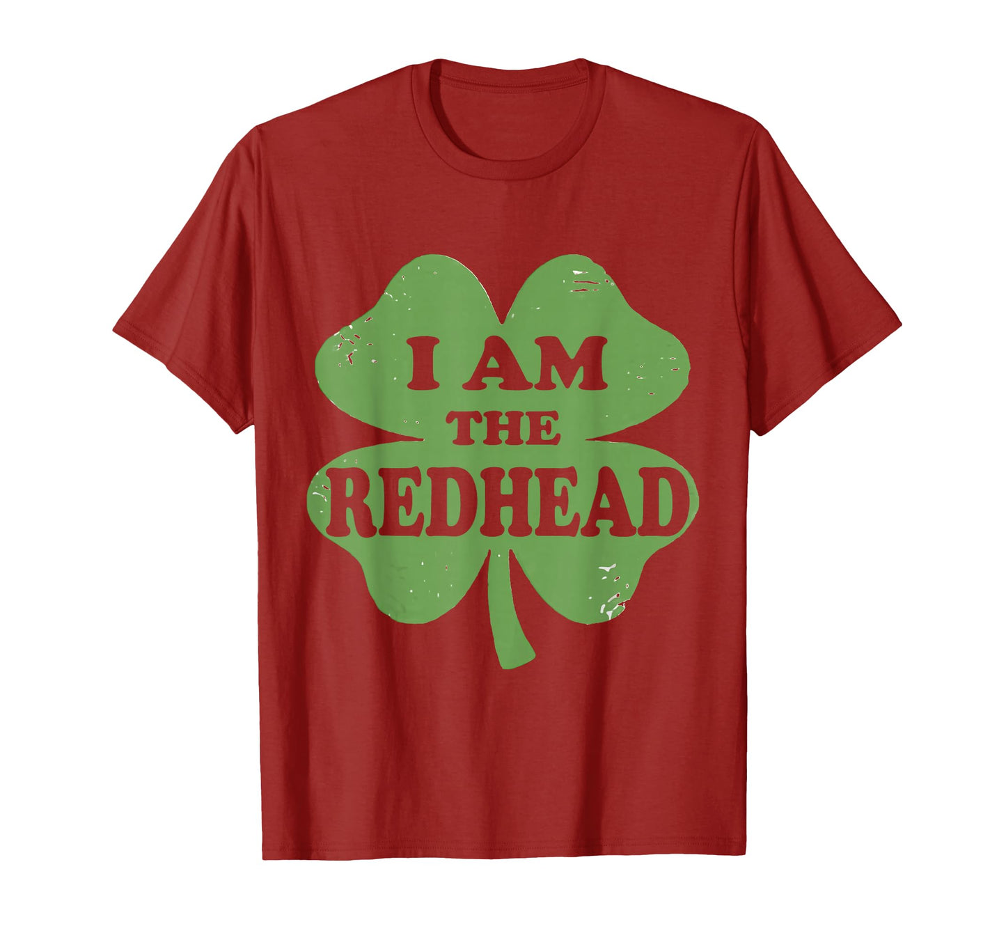 St Patricks Day Tee Dibs On The Redhead I Am The Redhead T-Shirt