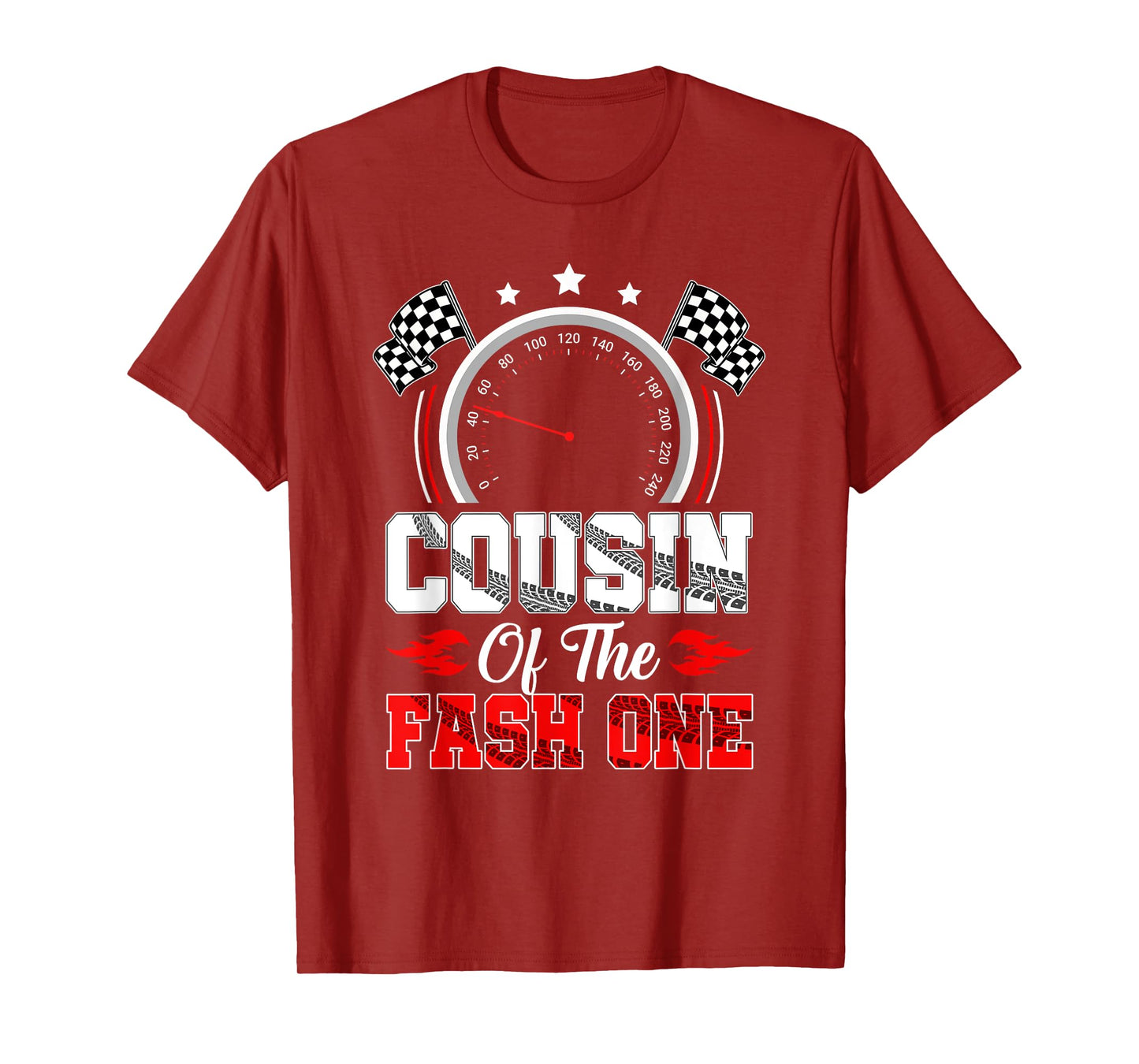 Cousin Of The Fast One 1St Birthday Racing Car Family T-Shirt