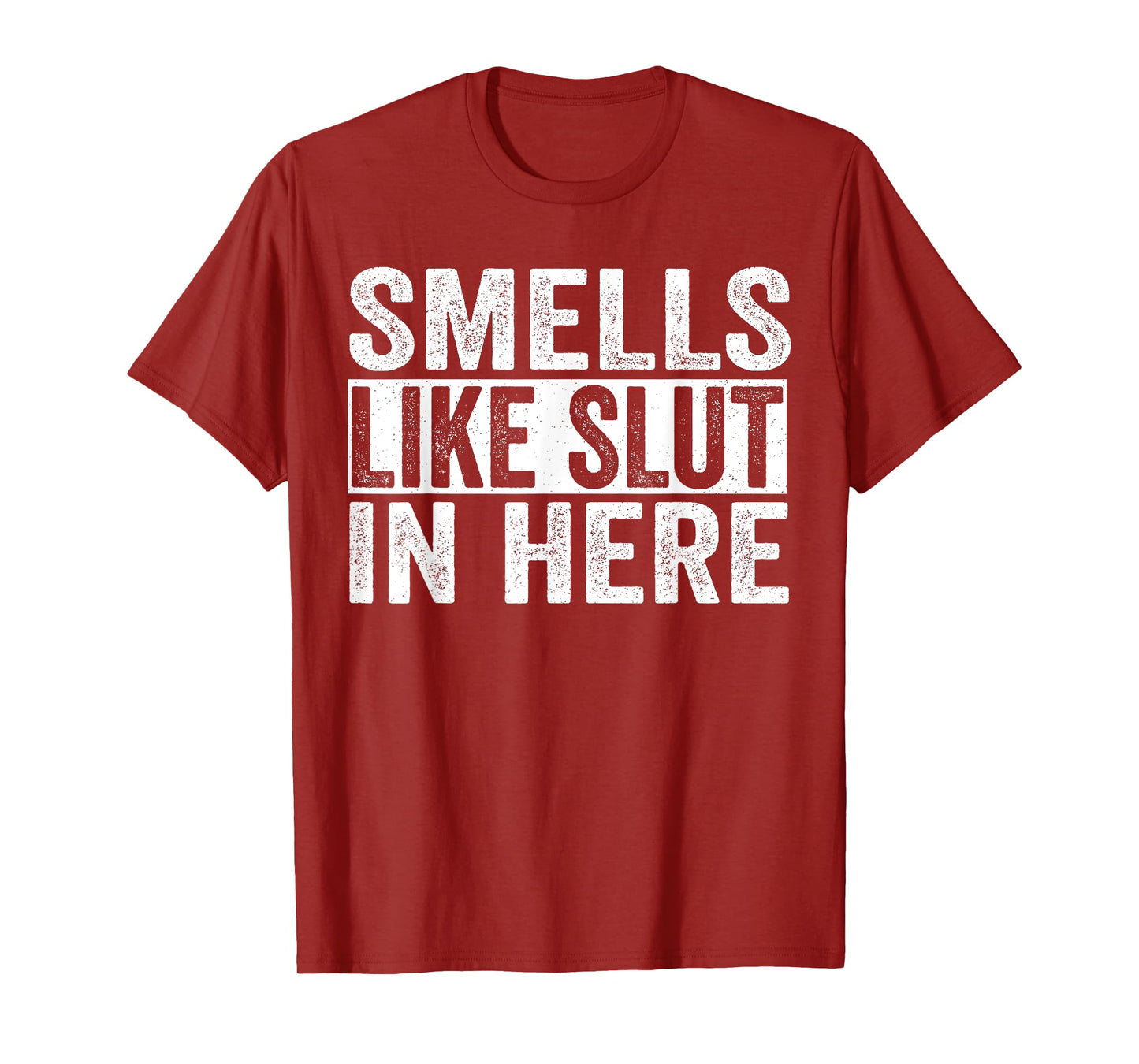 Funny Smells Like Slut In Here Offensive Adult Humor T-Shirt