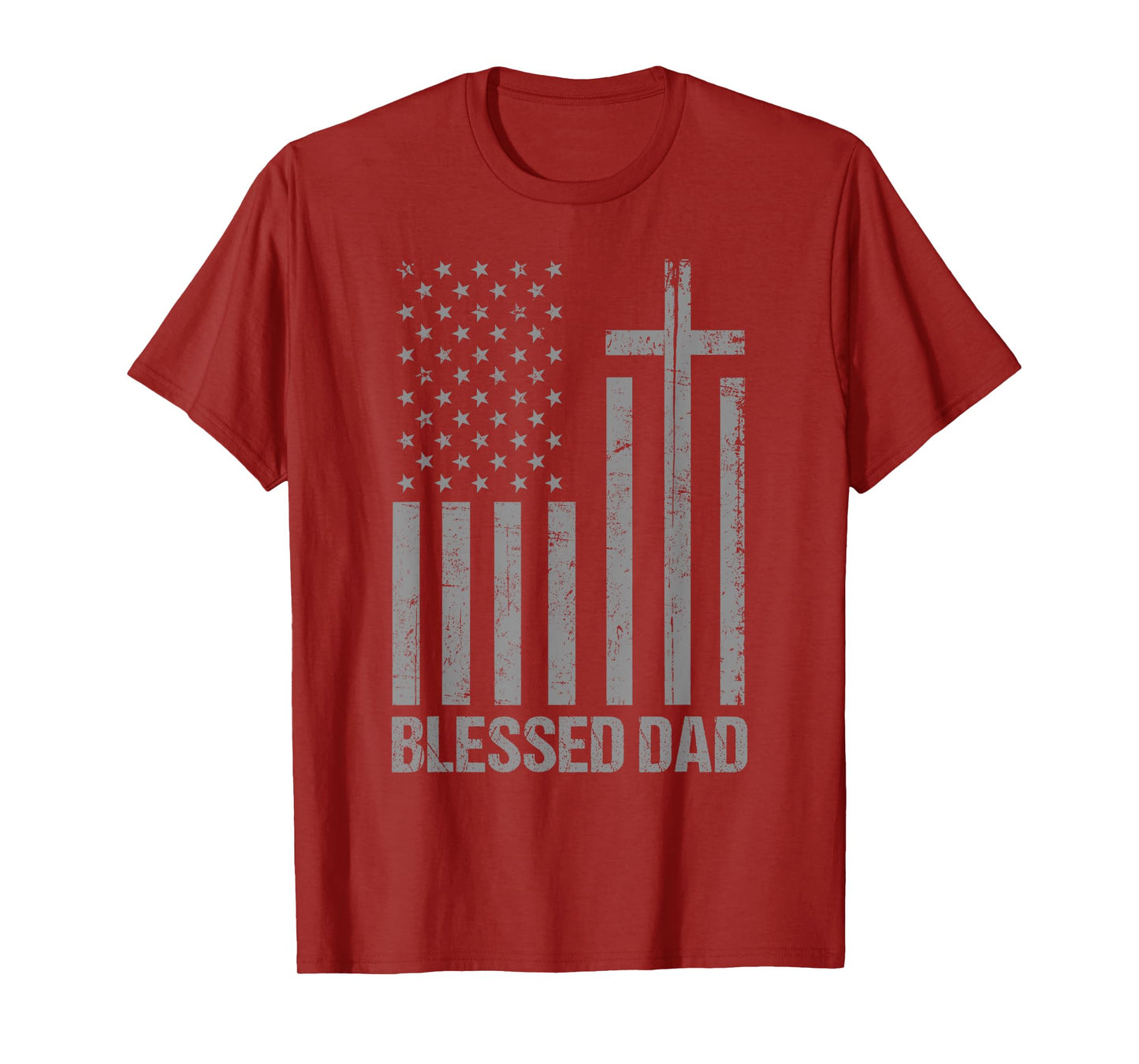 Christian Shirts For Men Fathers Day Tshirts For Blessed Dad T-Shirt