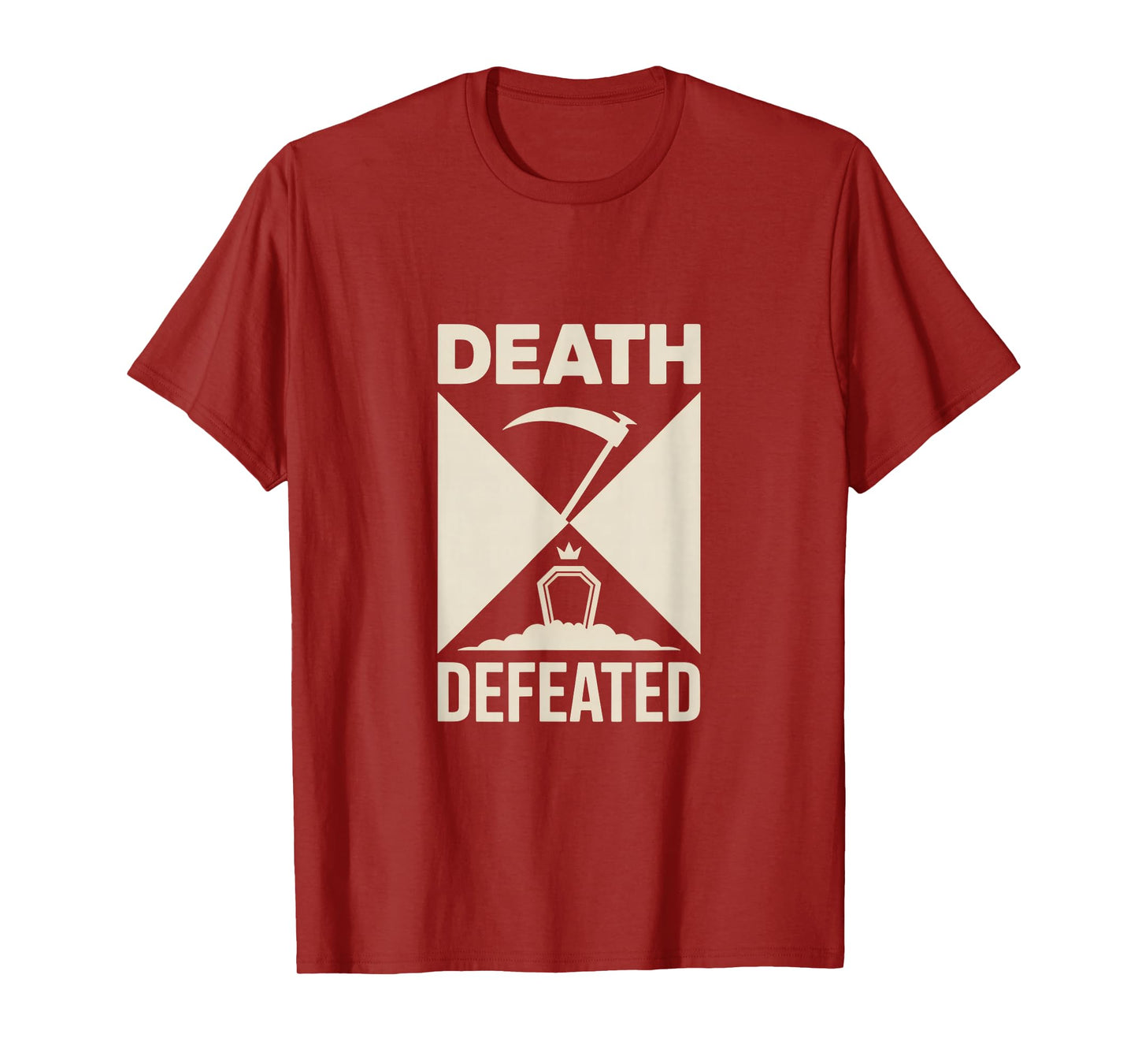 Death Defeated Resurrection Christian Easter Faith T-Shirt