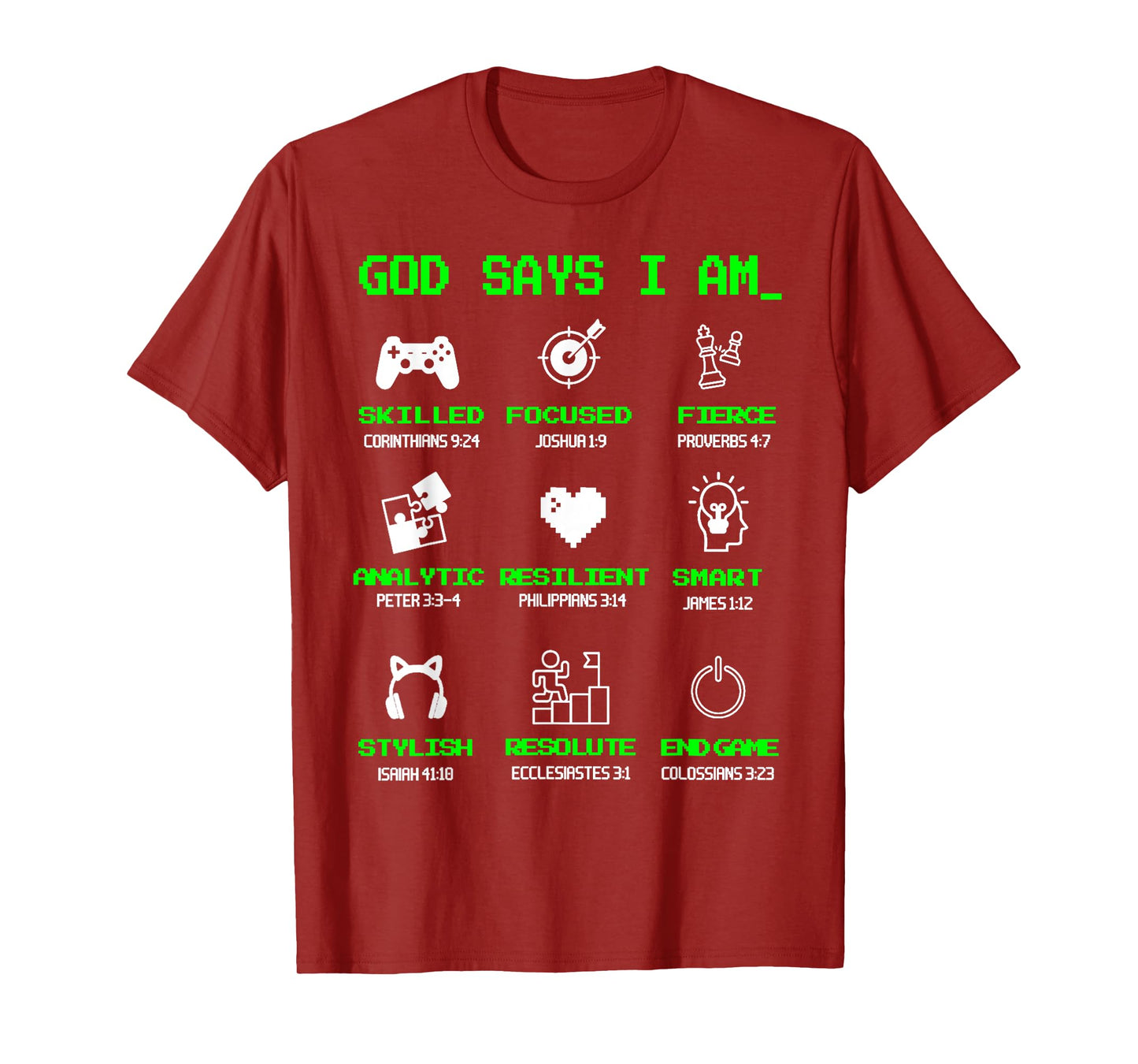 GOD SAYS I AM GAMING | GAMER FUNNY VIDEOGAME T-Shirt