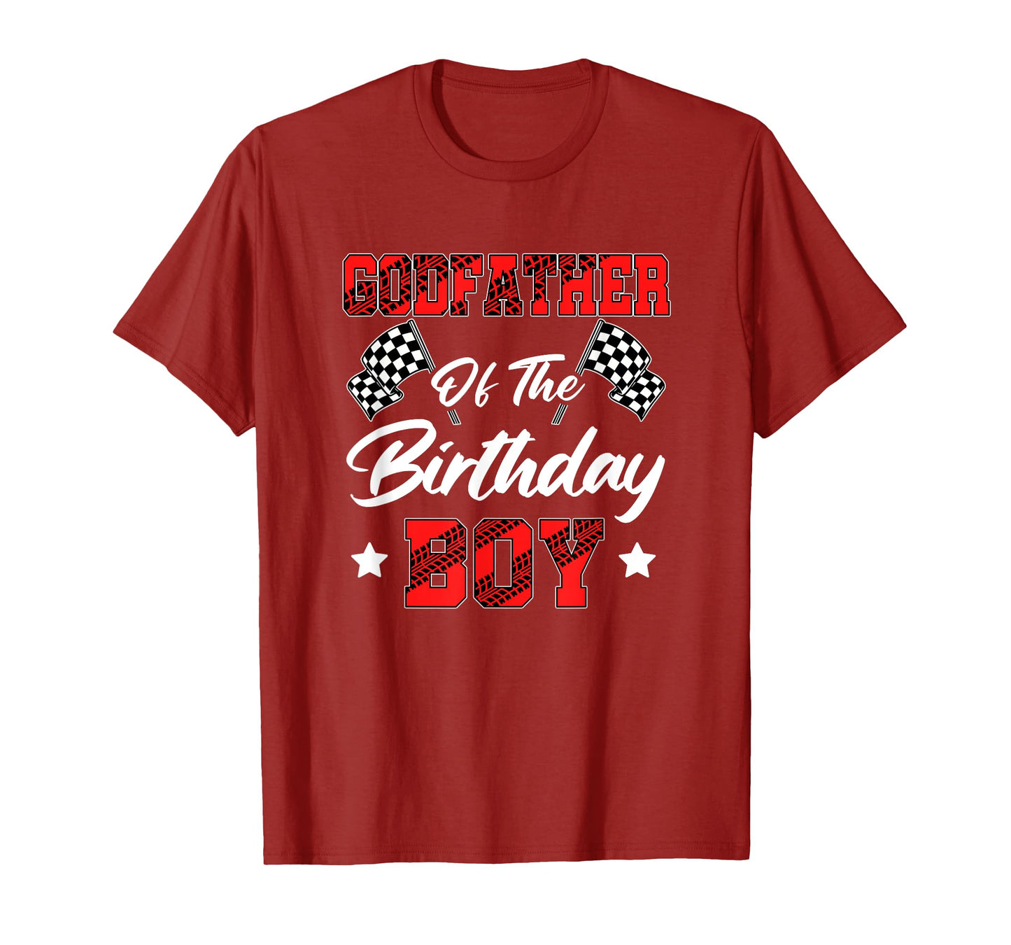 Race Car Godfather Of The Birthday Boy Racing Family Pit T-Shirt