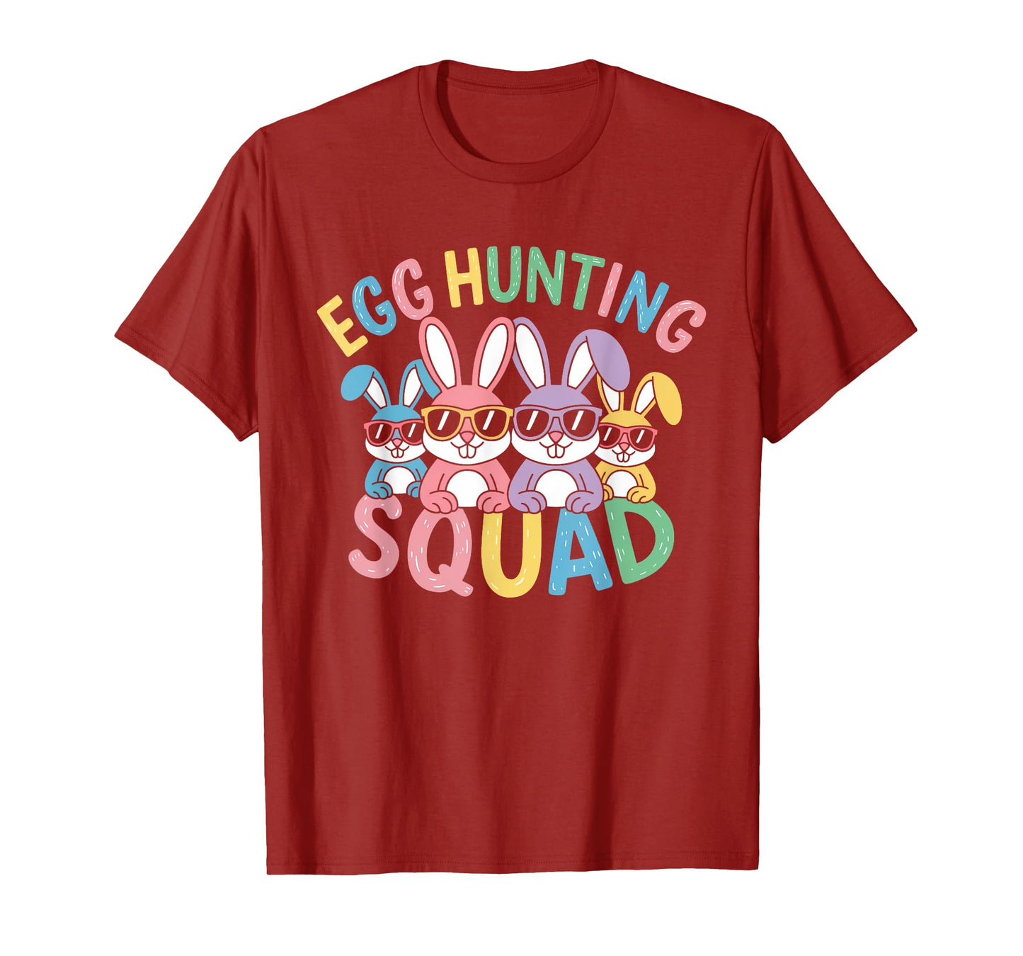 Happy Easter Bunny Egg Hunting Squad Crew Family Boy Girl T-Shirt