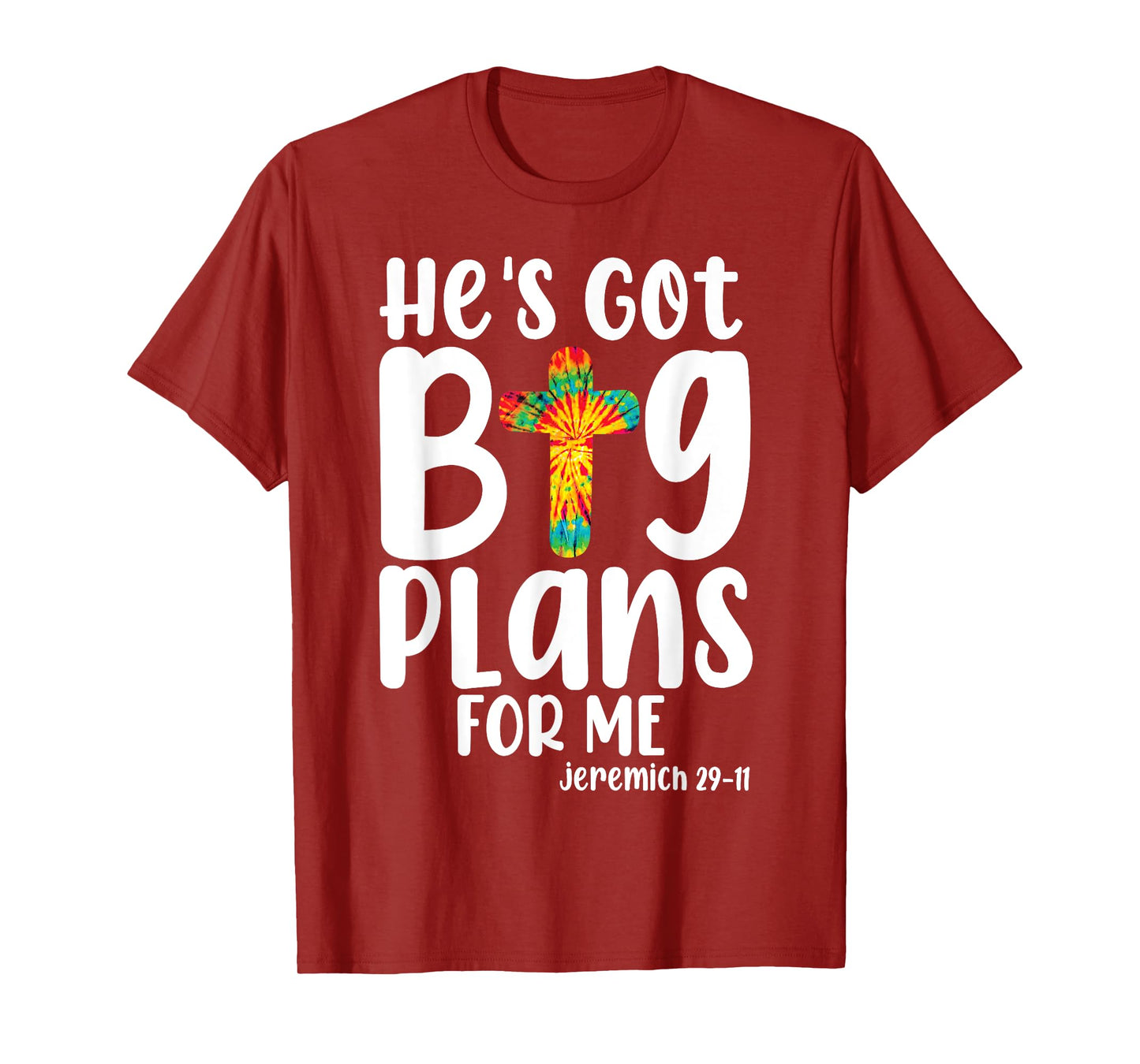 He's Got Big-Plans For Me Christian Bible Verse Kids Boys T-Shirt