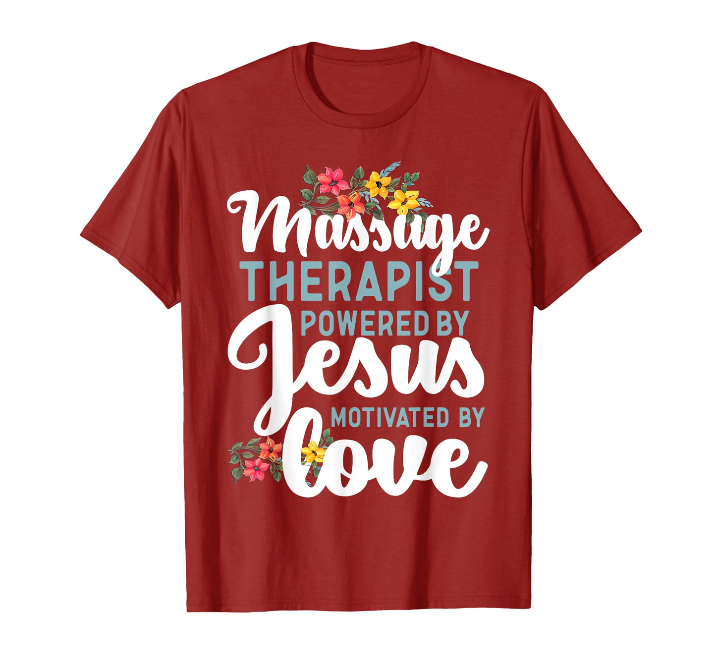 Licensed Massage Therapist Therapy Jesus Faith Massage T-Shirt