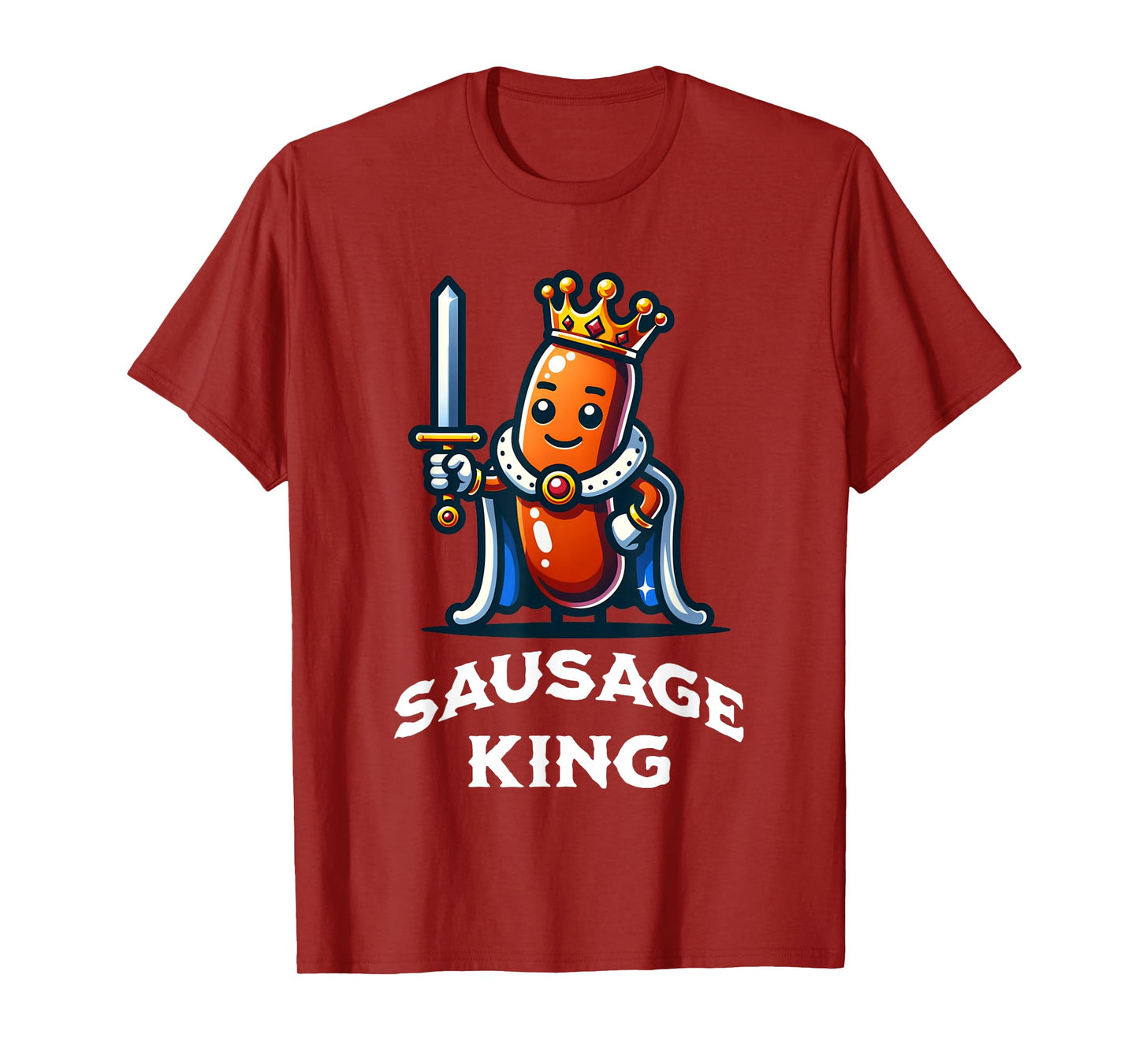 Sausage King Funny Quote Sausage Lover LGBTQ Pride Joke T-Shirt
