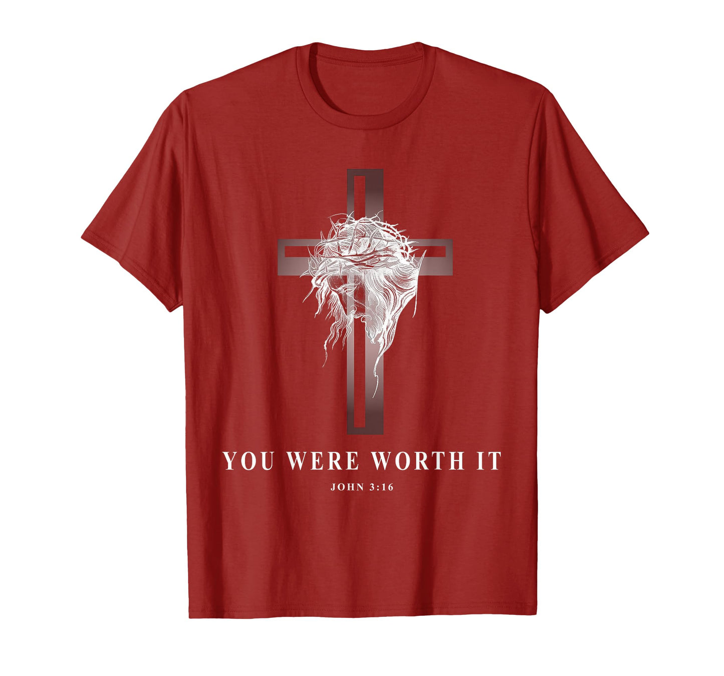 John 3:16 You Were Worth It Christian T-Shirt