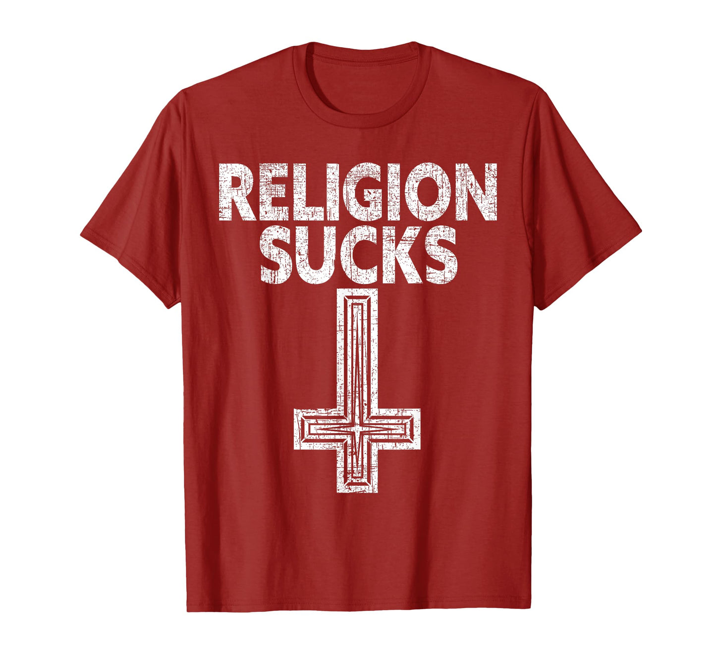 Religion Sucks Anti-Religion Agnostic Blackcraft Atheist T-Shirt