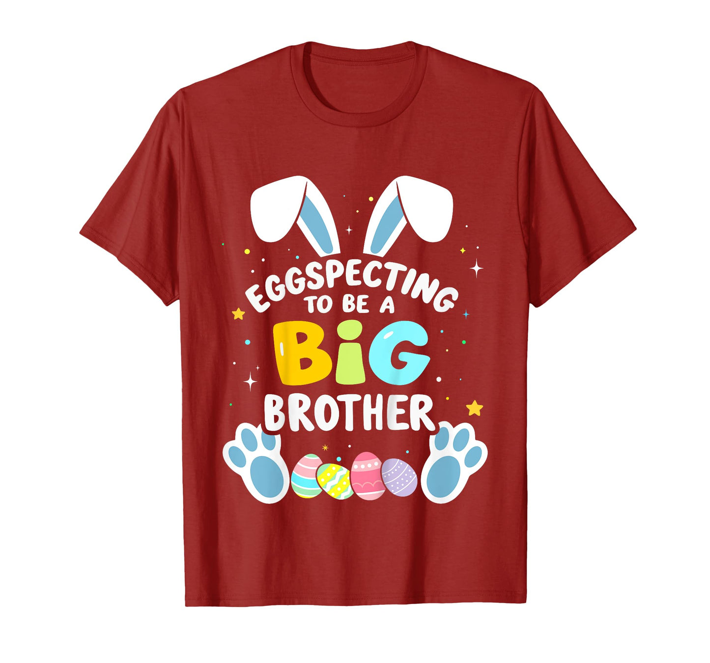 Kids Eggspecting to be a big brother easter baby announcement T-Shirt