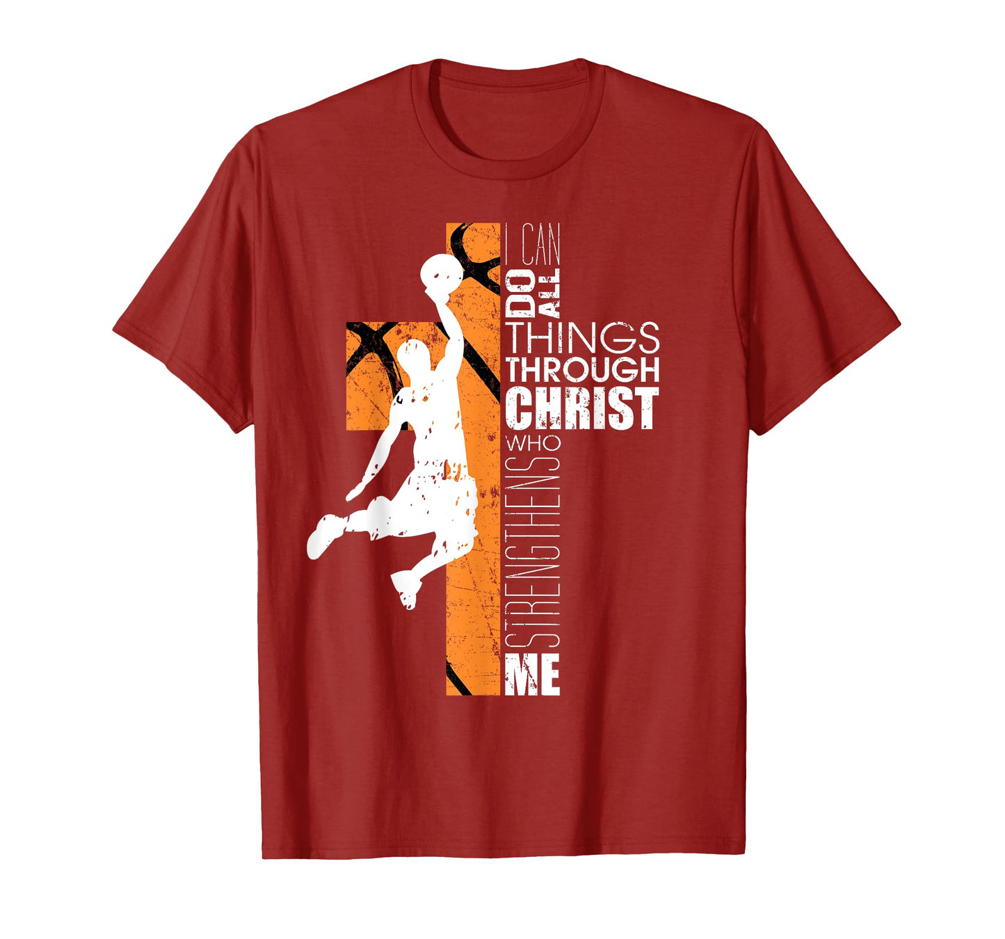 Christian Basketball Shirts Men Women Kids Cross Gifts Youth T-Shirt