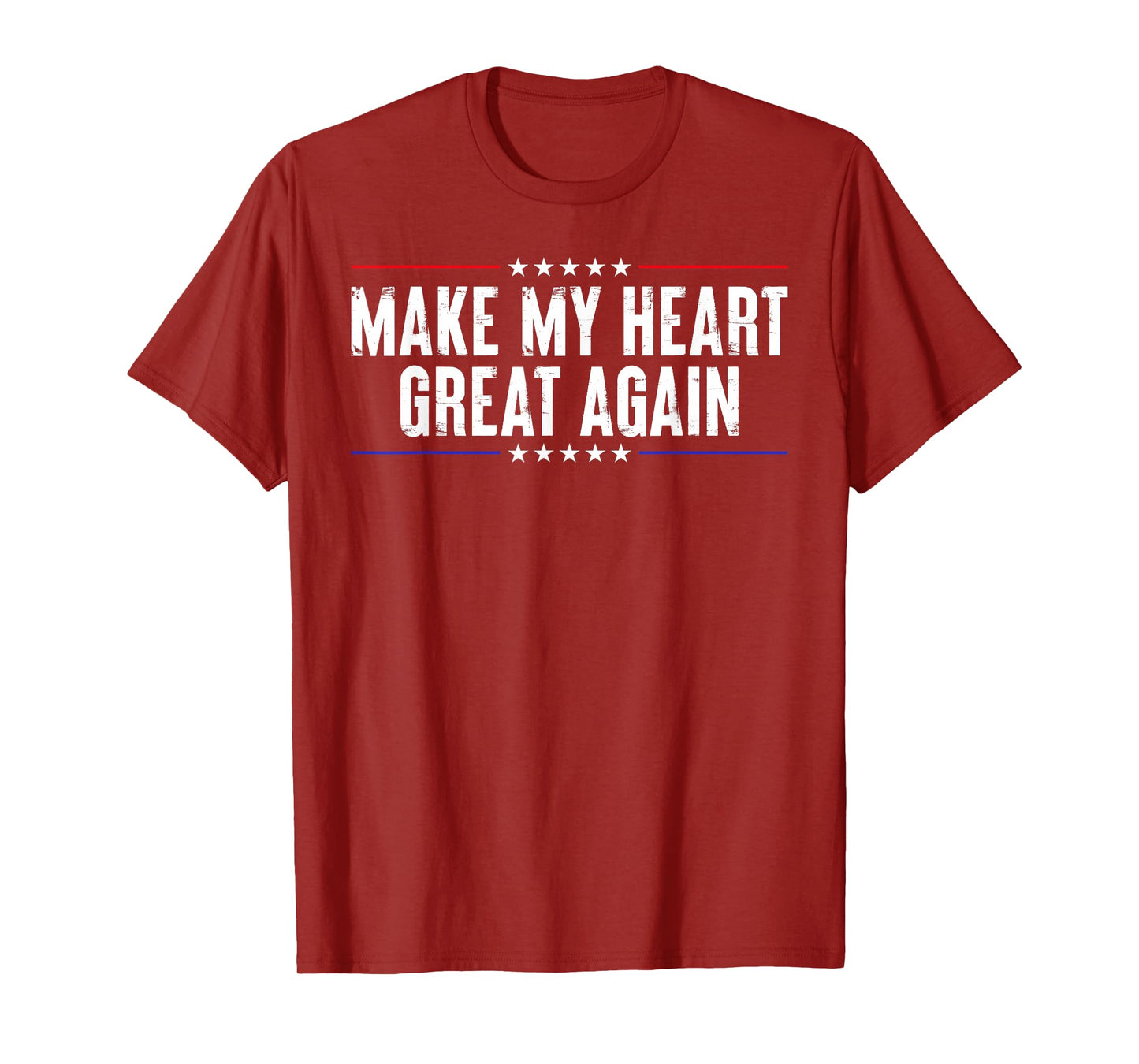 Funny Open Heart Surgery Recovery-Make My Heart Great Again T-Shirt