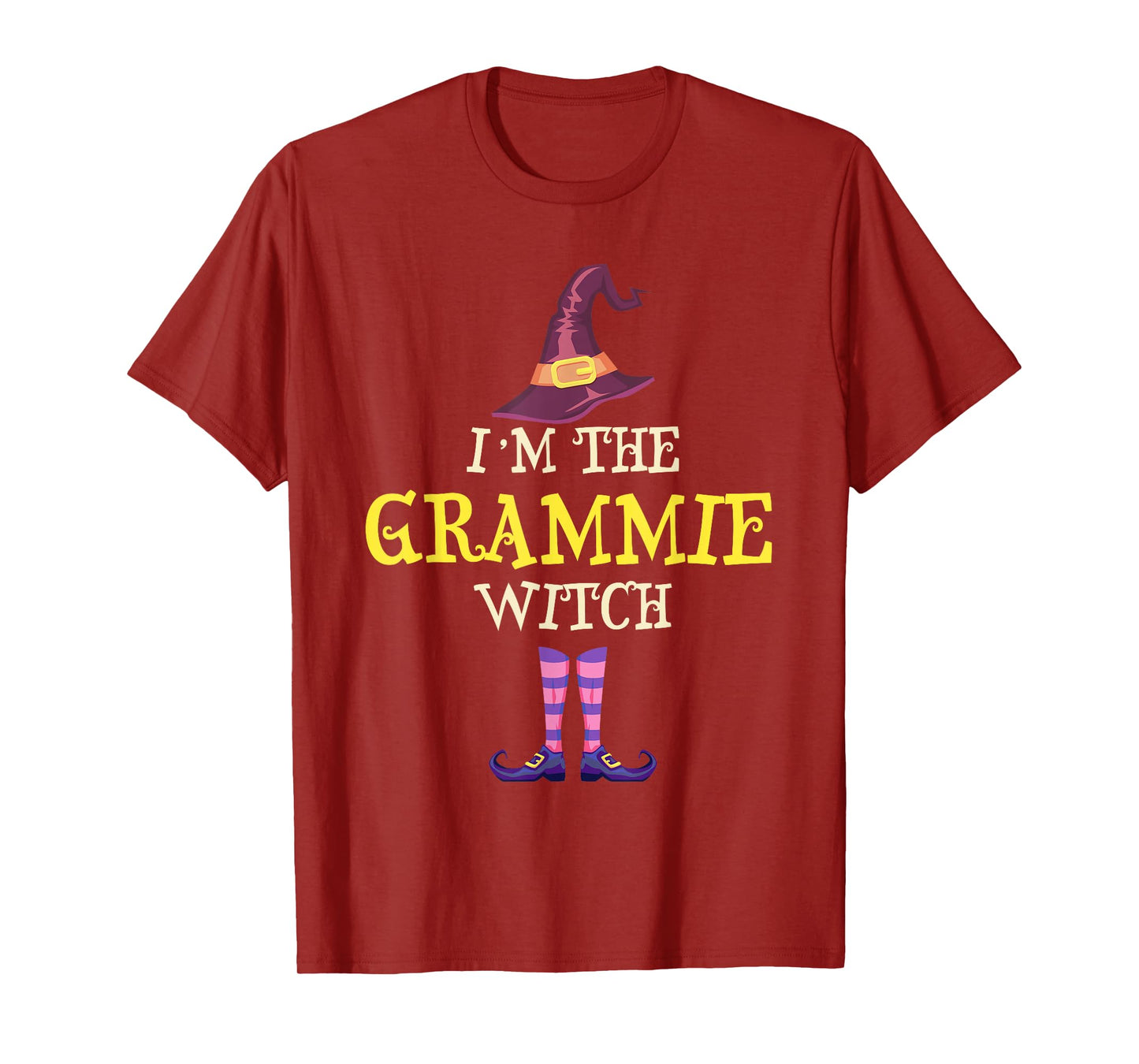I'm The Grammie Witch Costume Halloween Funny Witchy T-Shirt