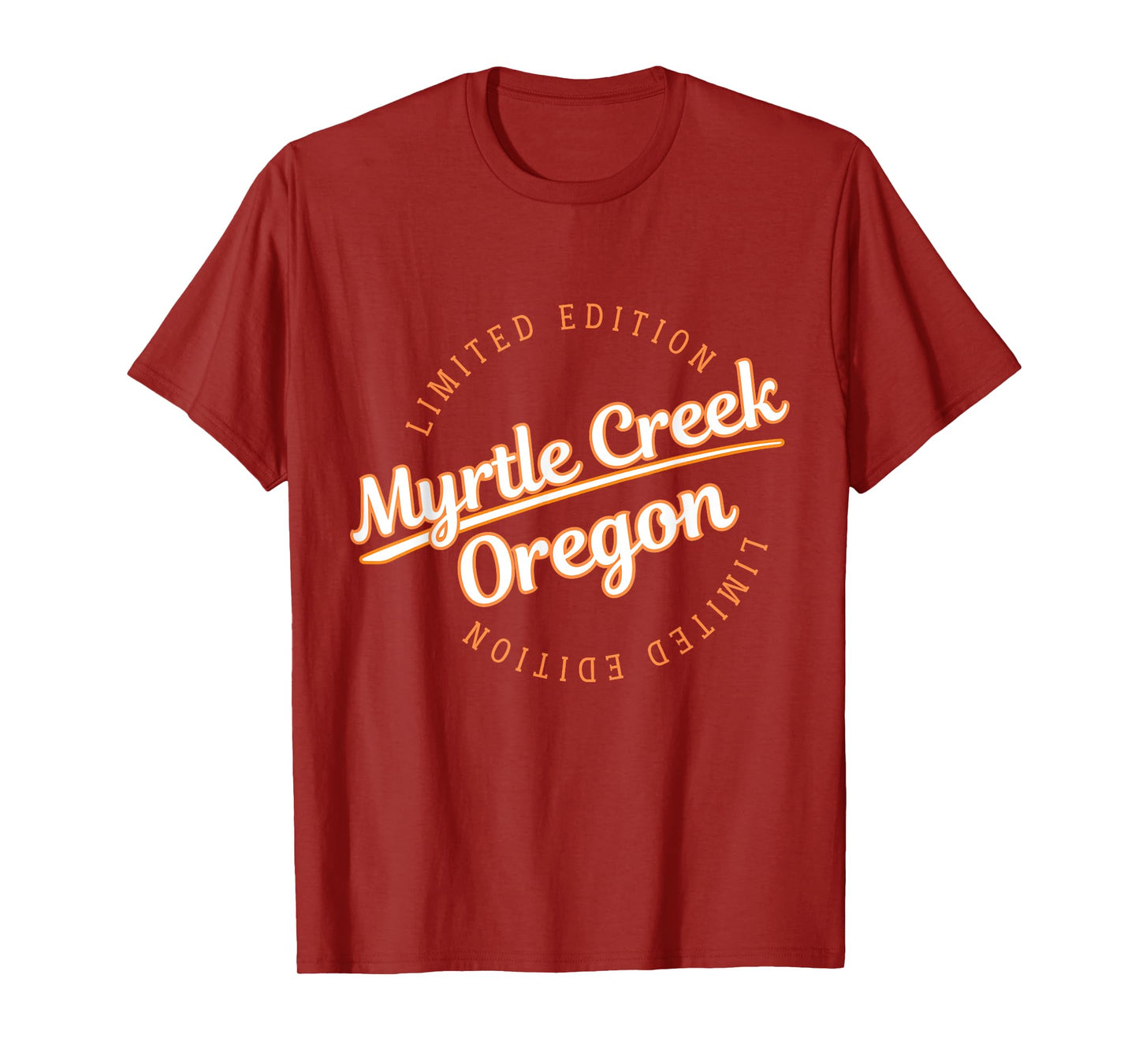 Retro Athletic Myrtle Creek OR Apparel T-Shirt
