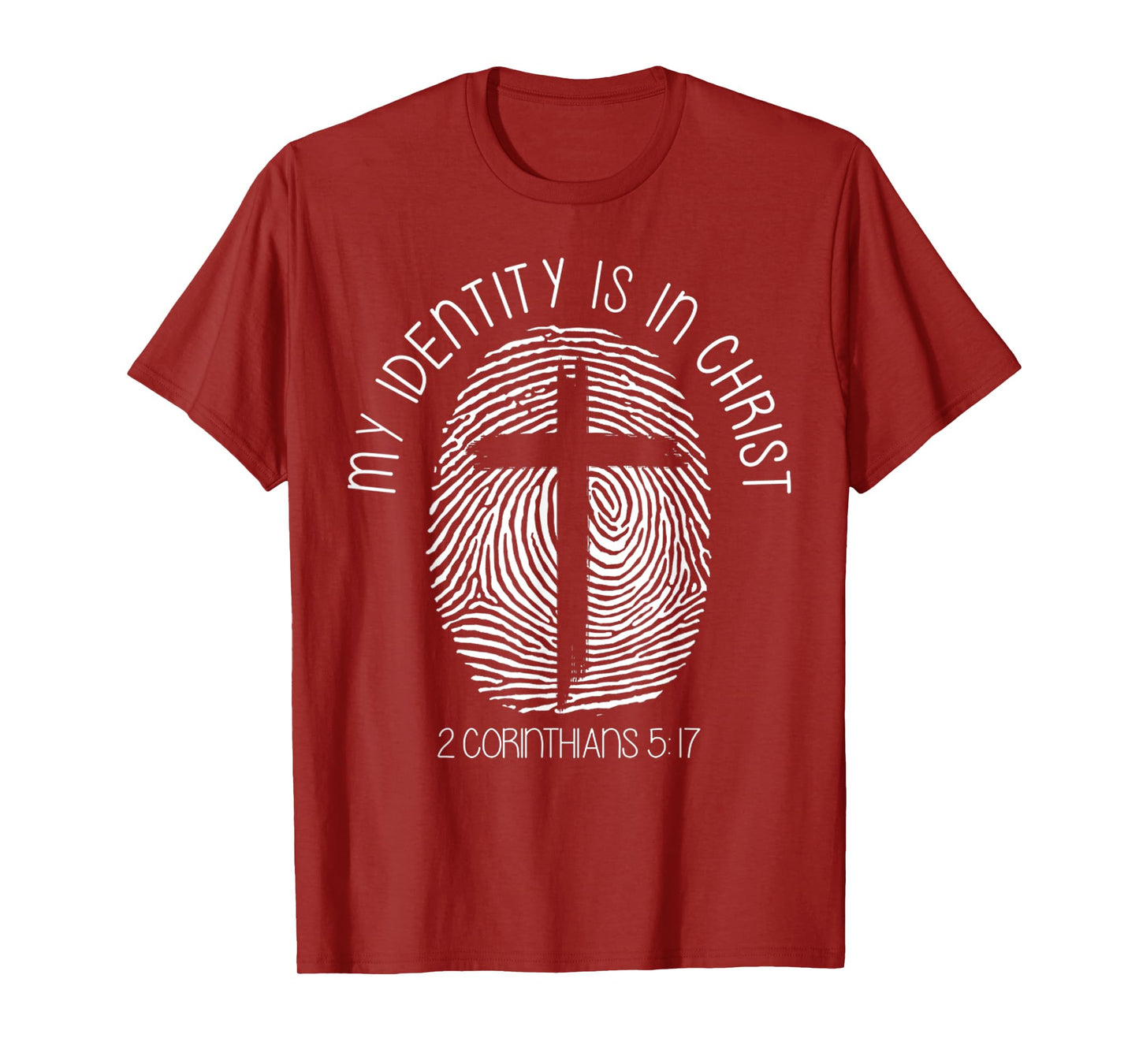 Vintage My Identity Is In Jesus Christ DNA Cross Christians T-Shirt