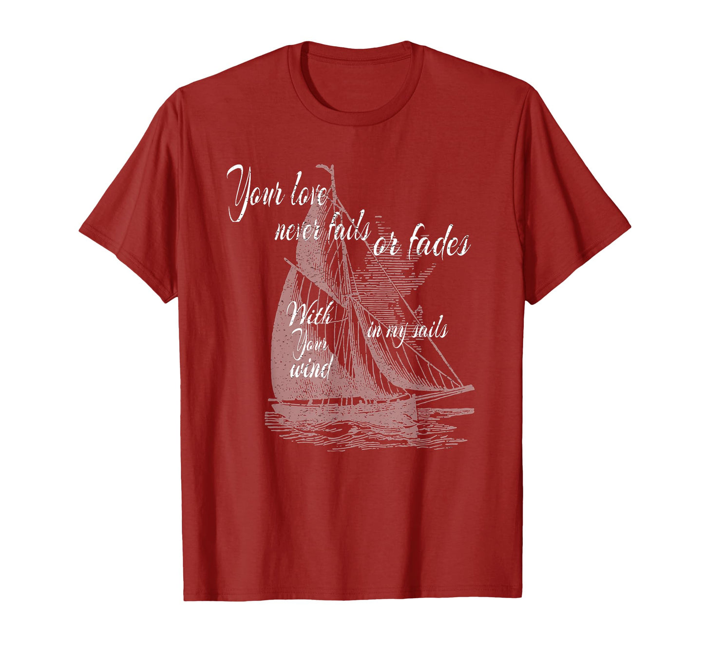Build A Boat Christian Worship Vintage Sail boat T-Shirt