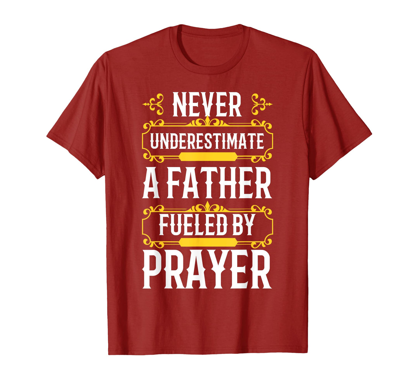 Best Dad Ever Religious Prayer Warrior Christian Fathers Day T-Shirt