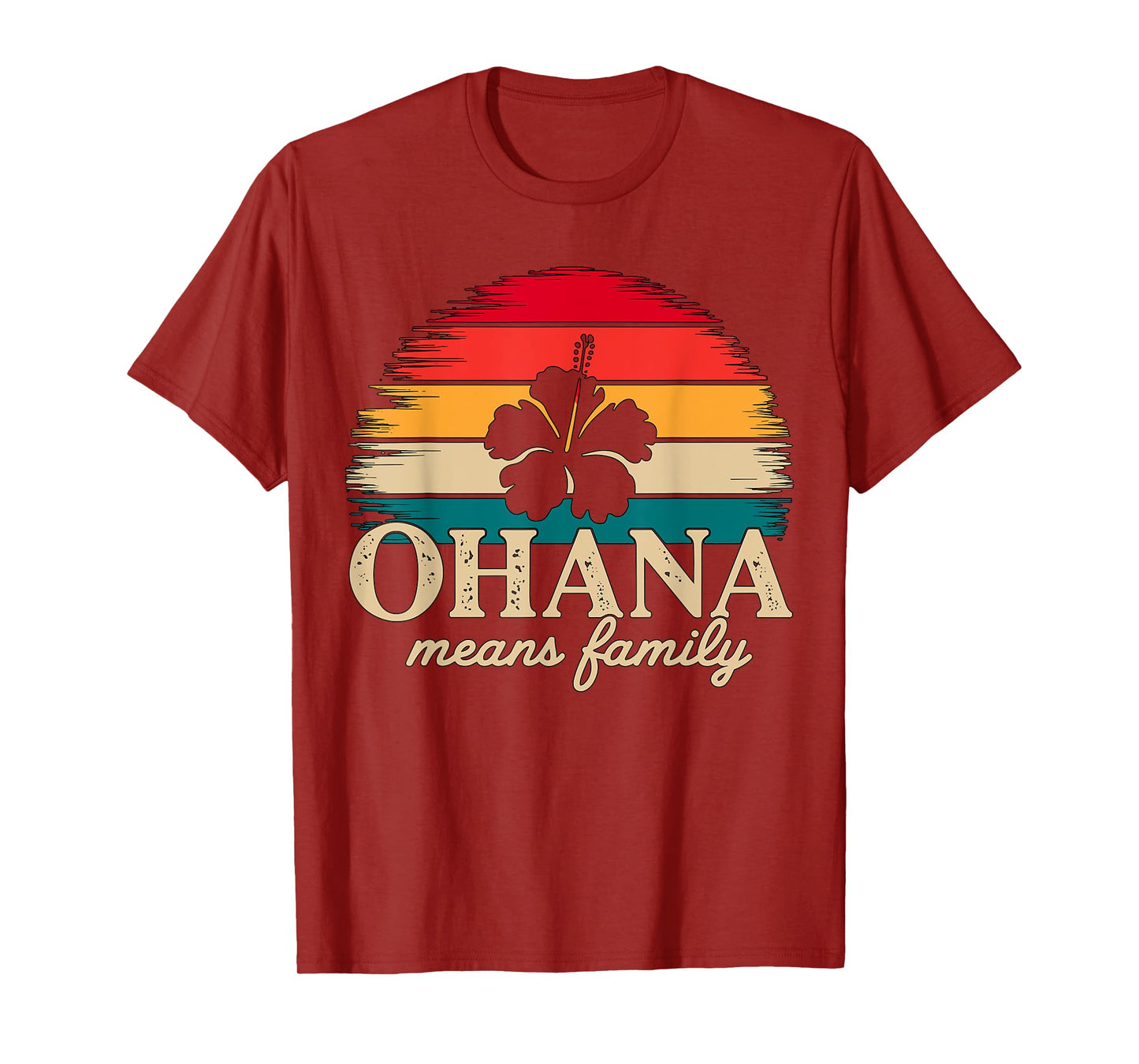 Ohana means Family Hawaii Summer Vacation Holiday T-Shirt