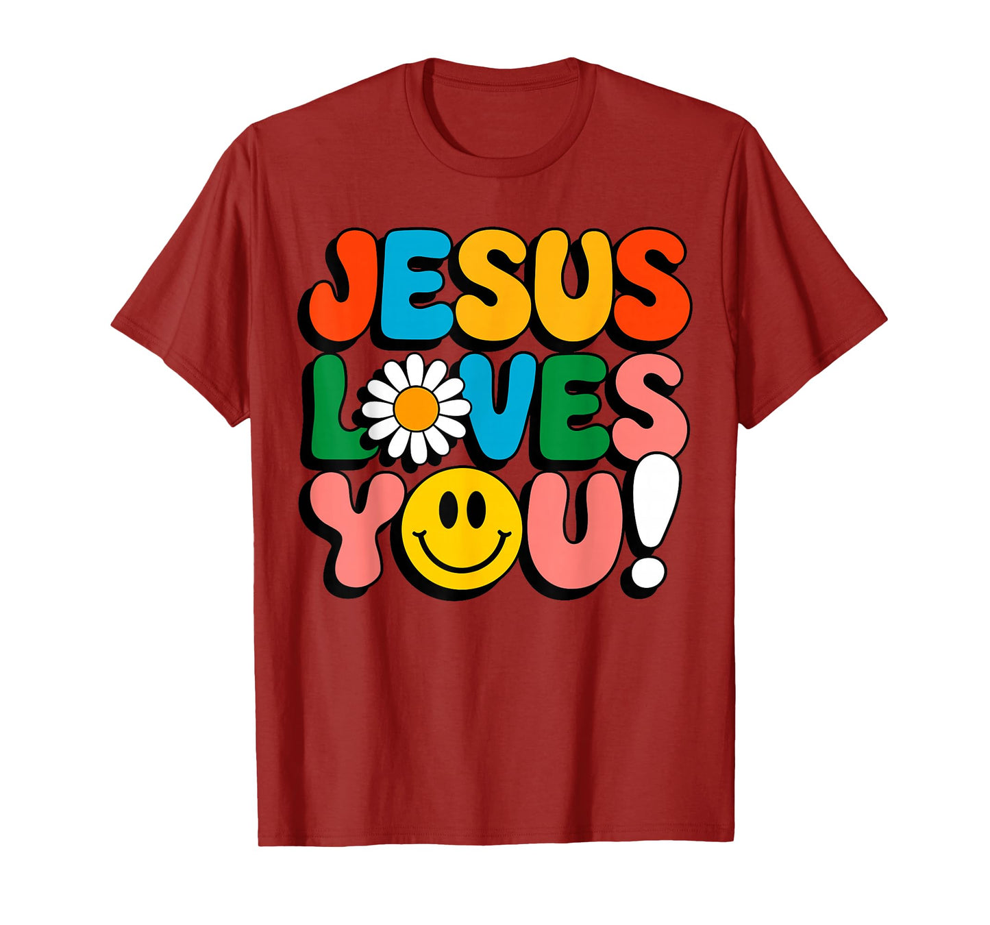 Jesus Loves You Christian Religious Faith T-Shirt