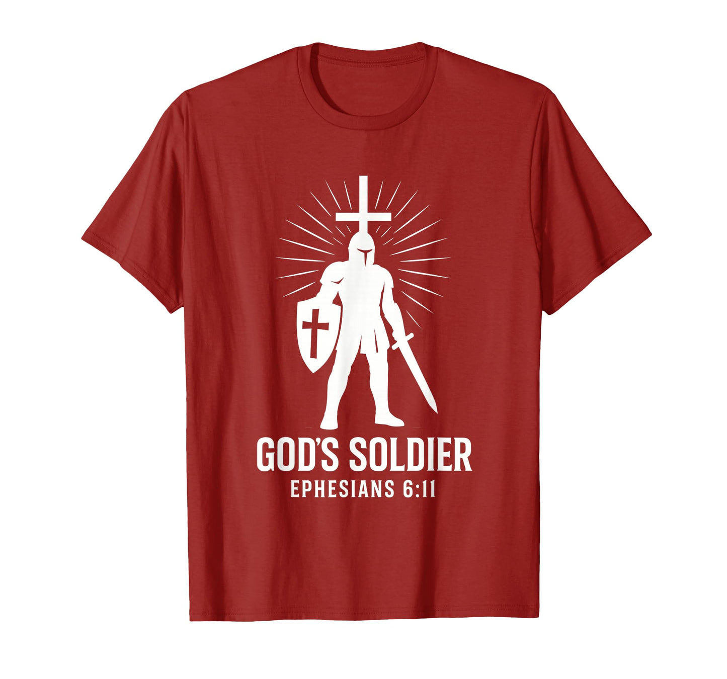 God’s Soldier Christian Ephesians 6:11 Spiritual Armor T-Shirt