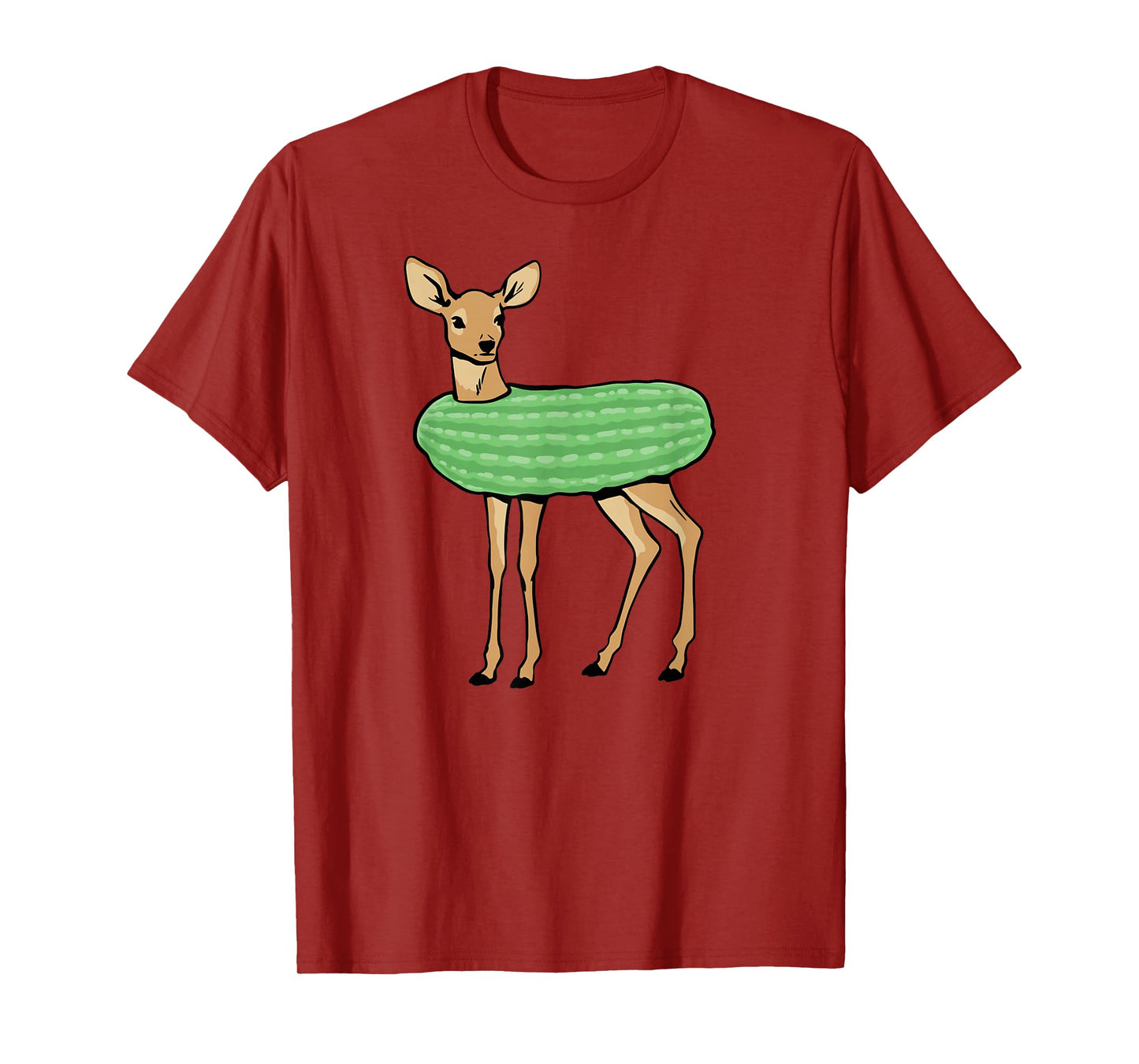 Dill Doe Funny Adult Humor Dill Pickle Deer Redneck Dill Doe T-Shirt, Small, Black