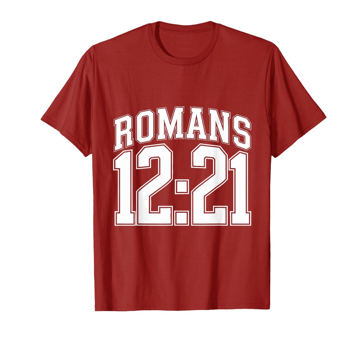 Romans 12:21 Sports Jersey Christian Motivation Apparel T-Shirt