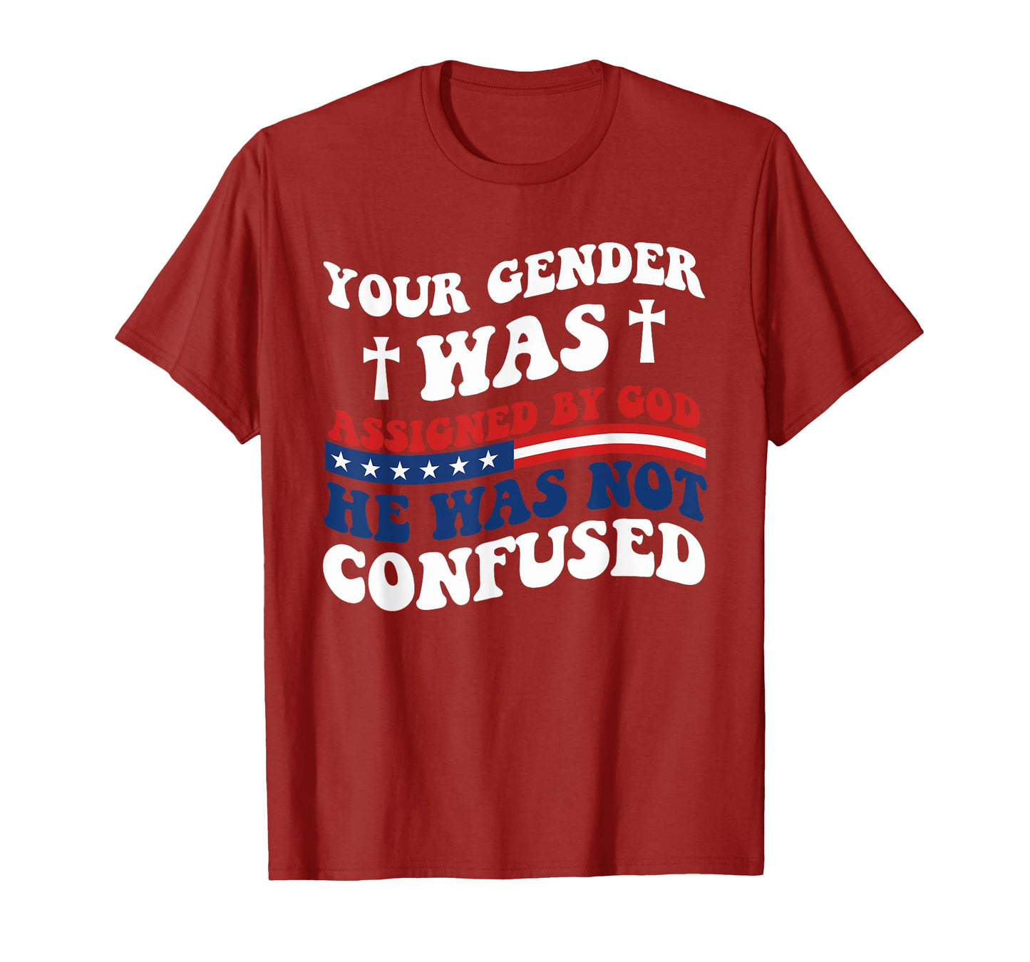 Your Gender Was Assigned By God. He Was Not Confused. T-Shirt