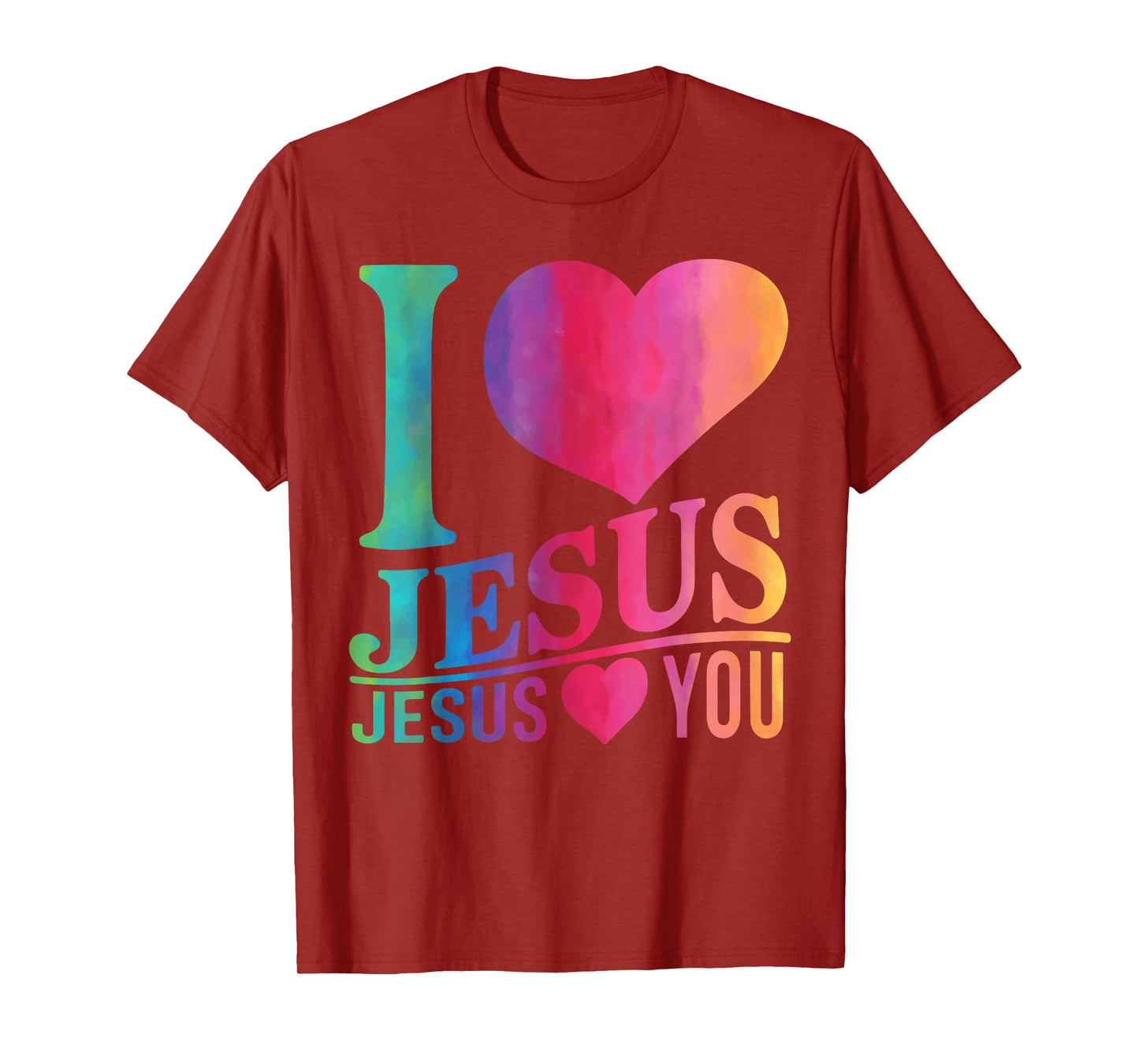 I Love Jesus Loves You Christian Youth Teen Girl Toddler God T-Shirt