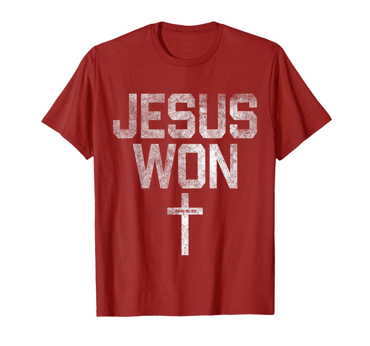Jesus Won Christian Faith Just Here To Give God Glory Gifts T-Shirt