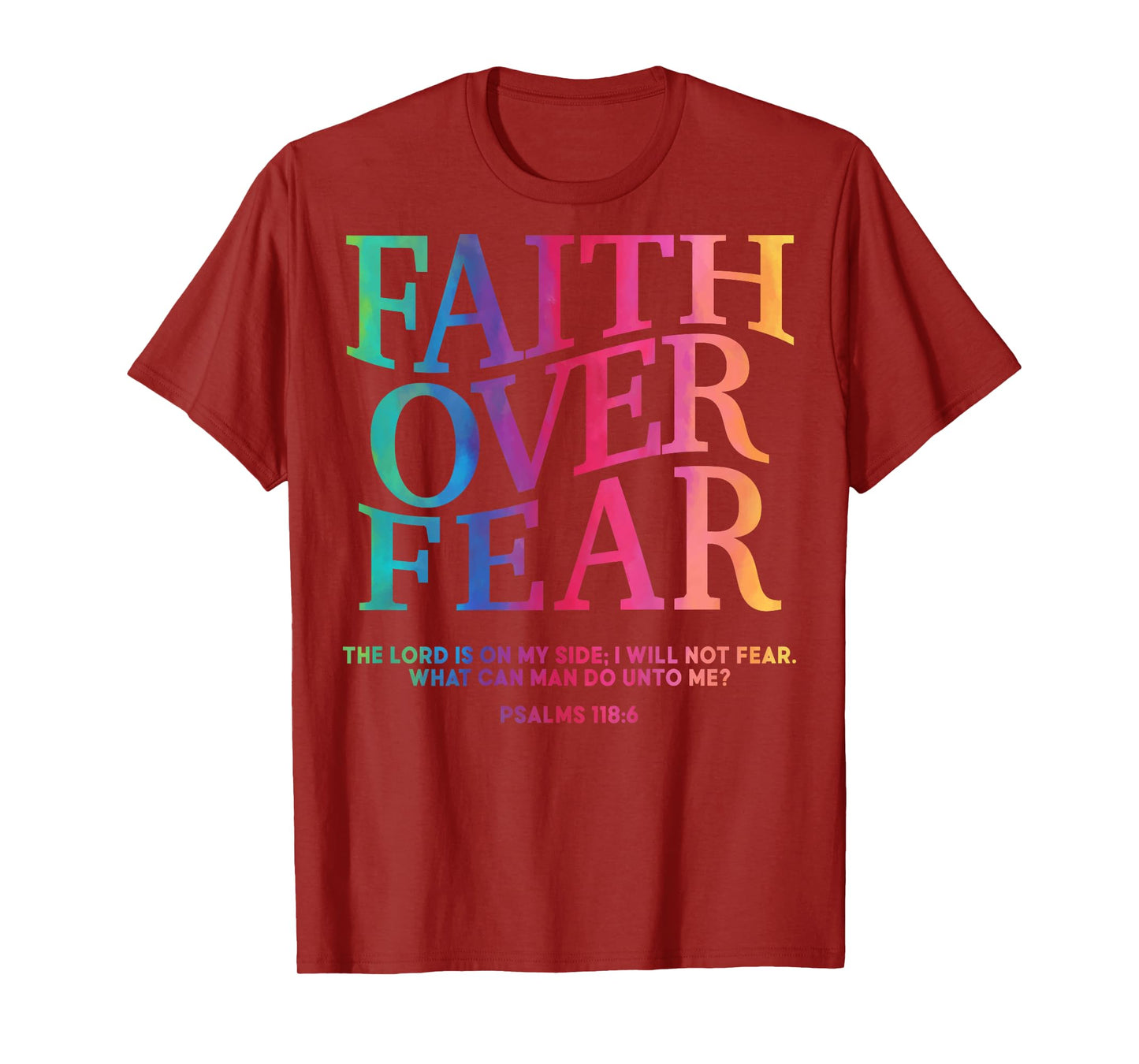 Faith Over Fear Jesus Toddler God Sister Daughter Son Father T-Shirt
