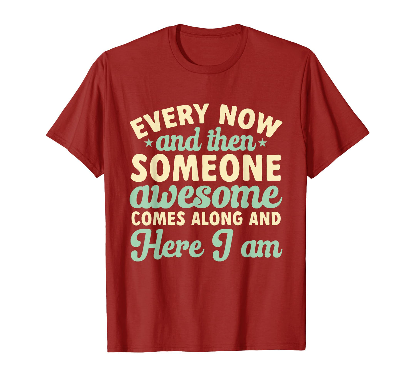 Every Now And Then Someone Awesome Comes Along Sarcastic T-Shirt