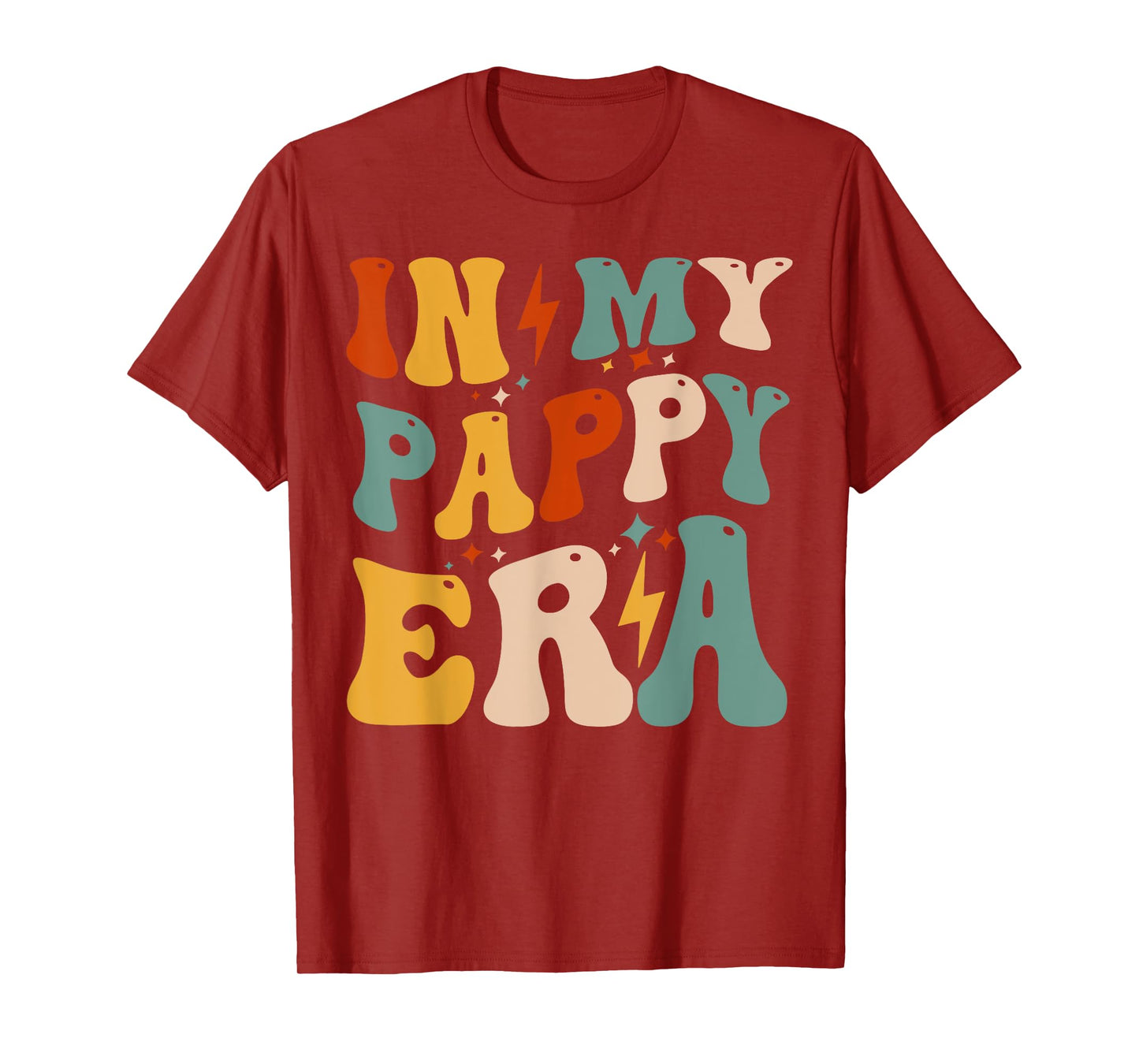 Retro Groovy In My Pappy Era Funny Father's Day For Mens T-Shirt
