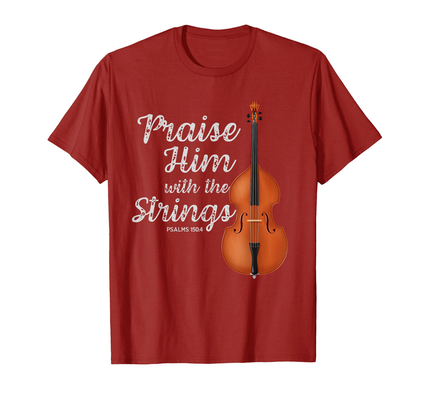 Christian, Double Bass, Upright Bass, Instrument T-Shirt