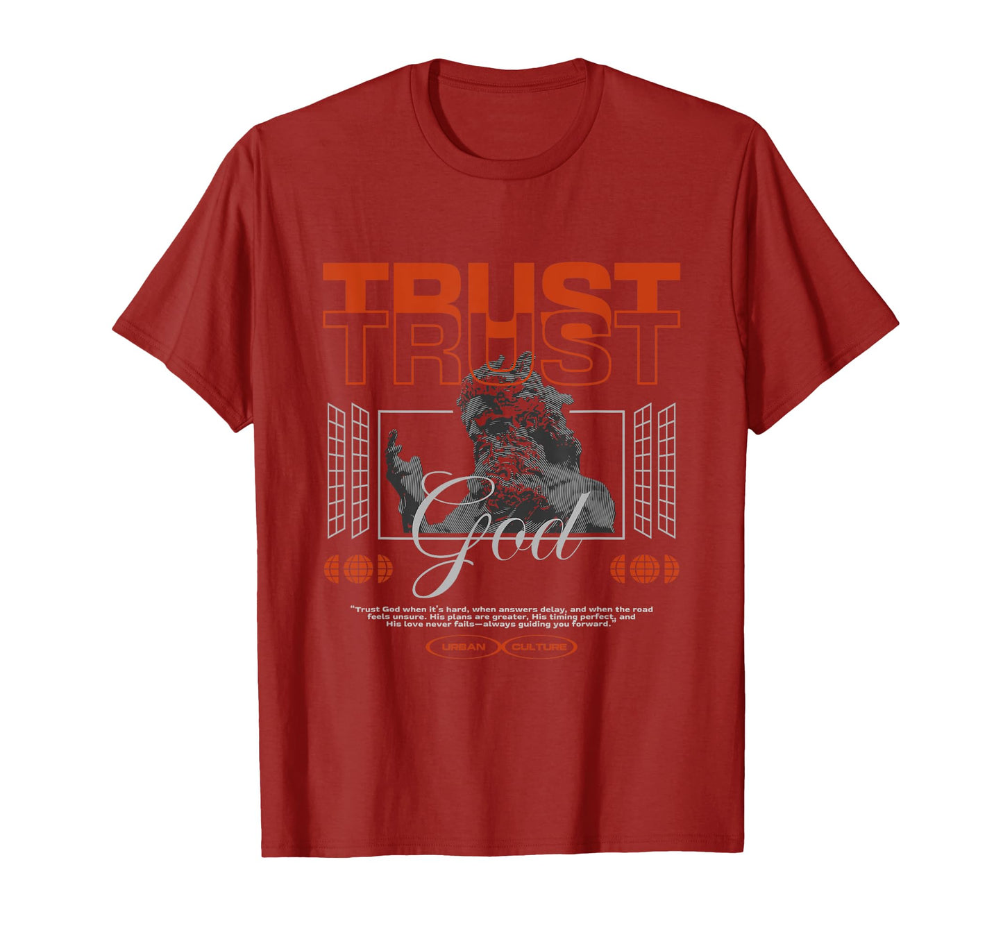 Trust God | Faith Over Uncertainty Statement T-Shirt