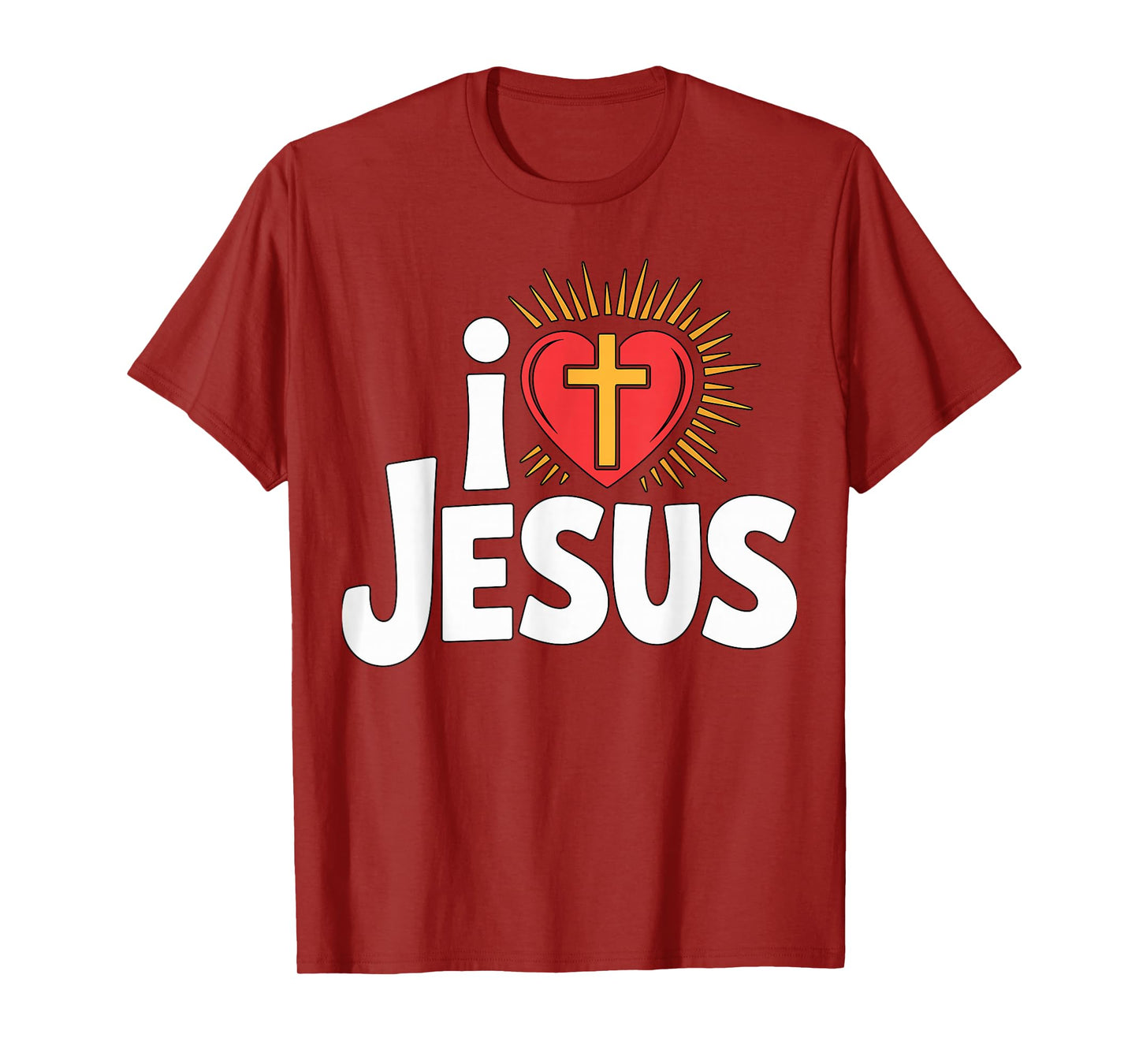 I Love Jesus Christian Faith T-Shirt