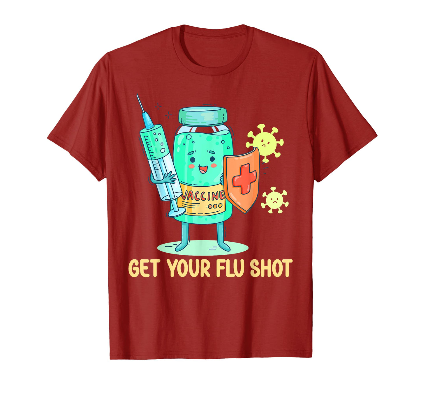 flu shot nurse medical assistant nursing flu cold season cna T-Shirt