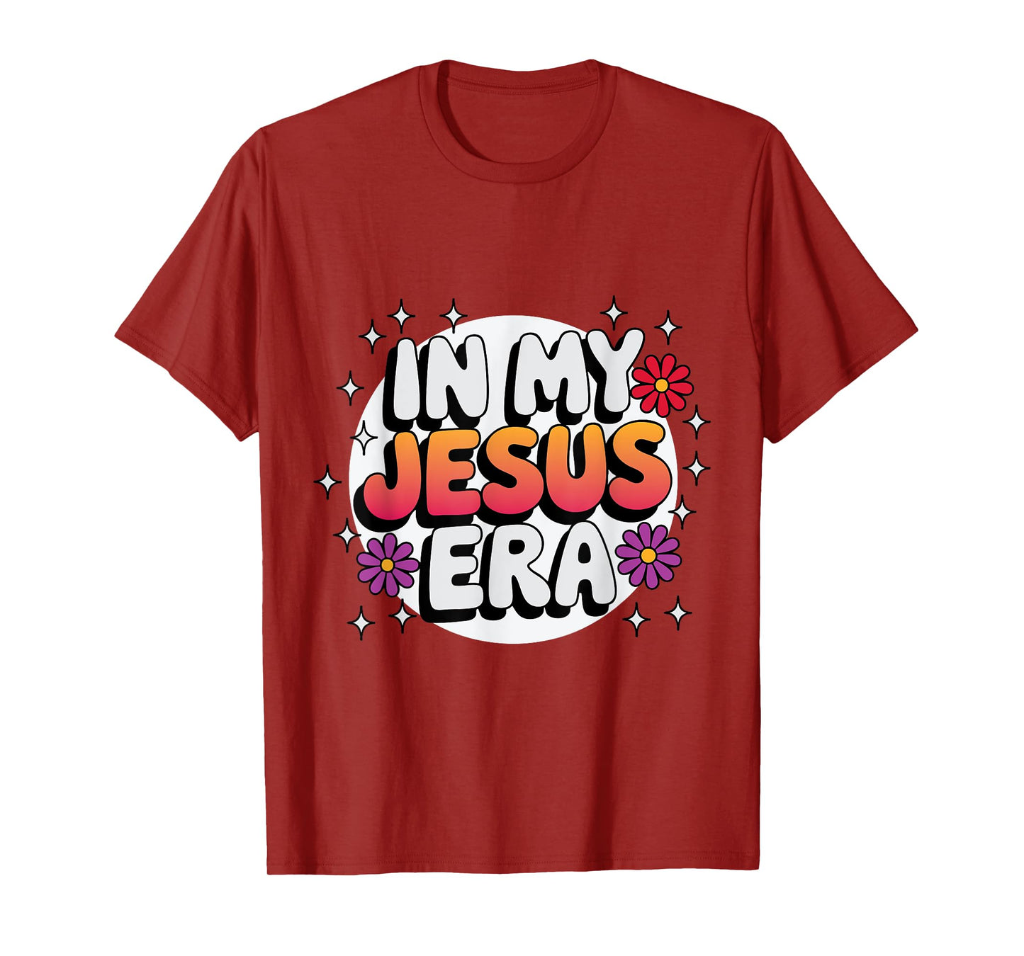 in My Jesus Era Aesthetic Faith Design T-Shirt