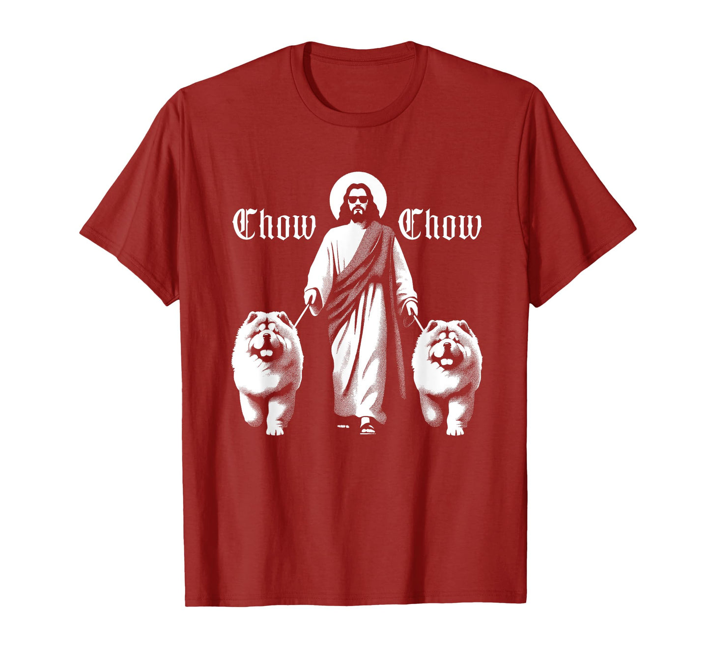 Jesus Chow Chow Dogs - Funny Christian Religious Dog Lover T-Shirt