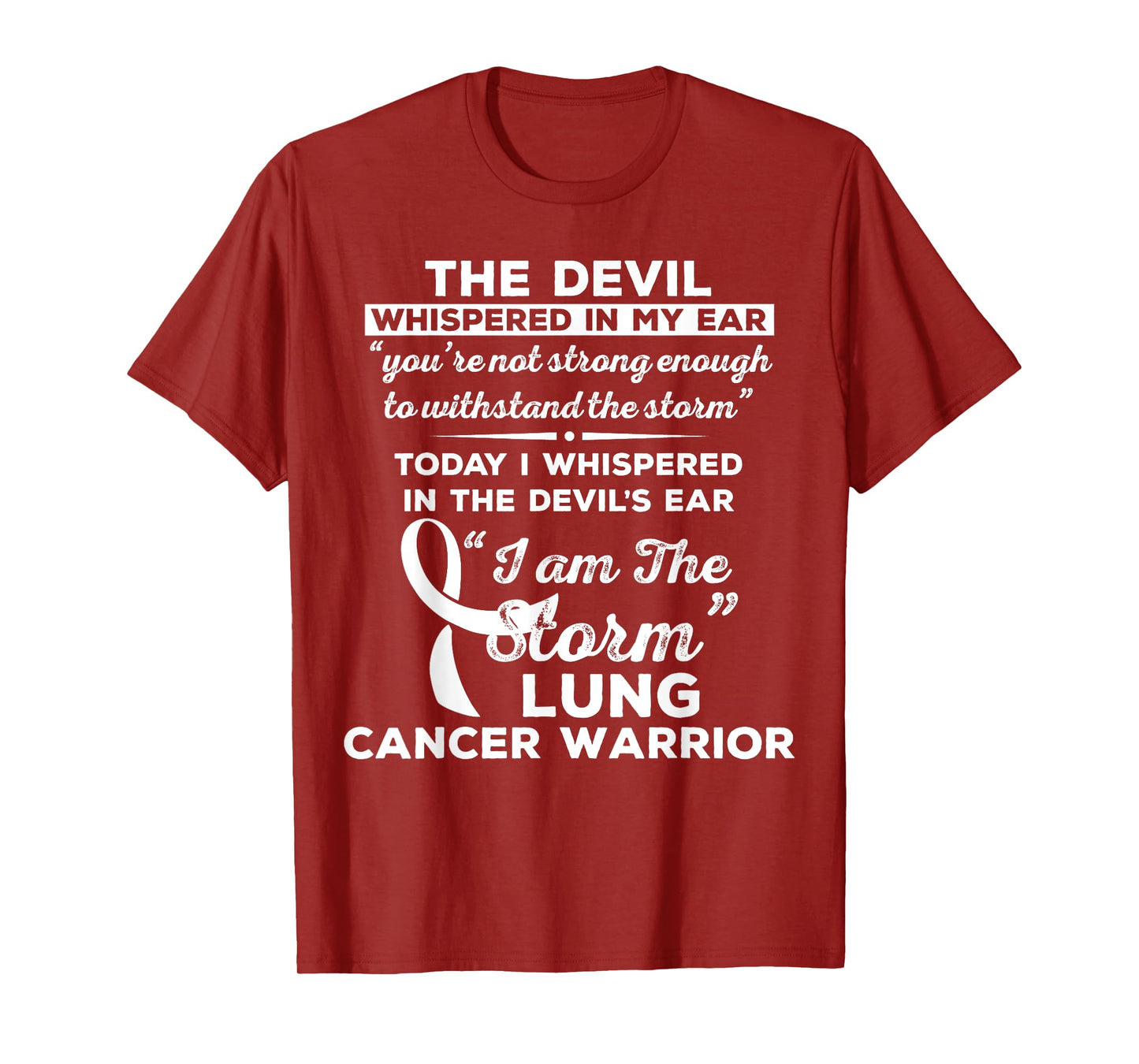 I Am the Storm Lung Cancer Warrior T-Shirt T-Shirt