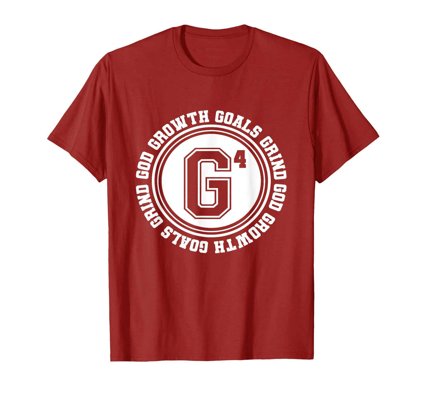 G4 God Goals Grind Growth Funny Christian T-Shirt