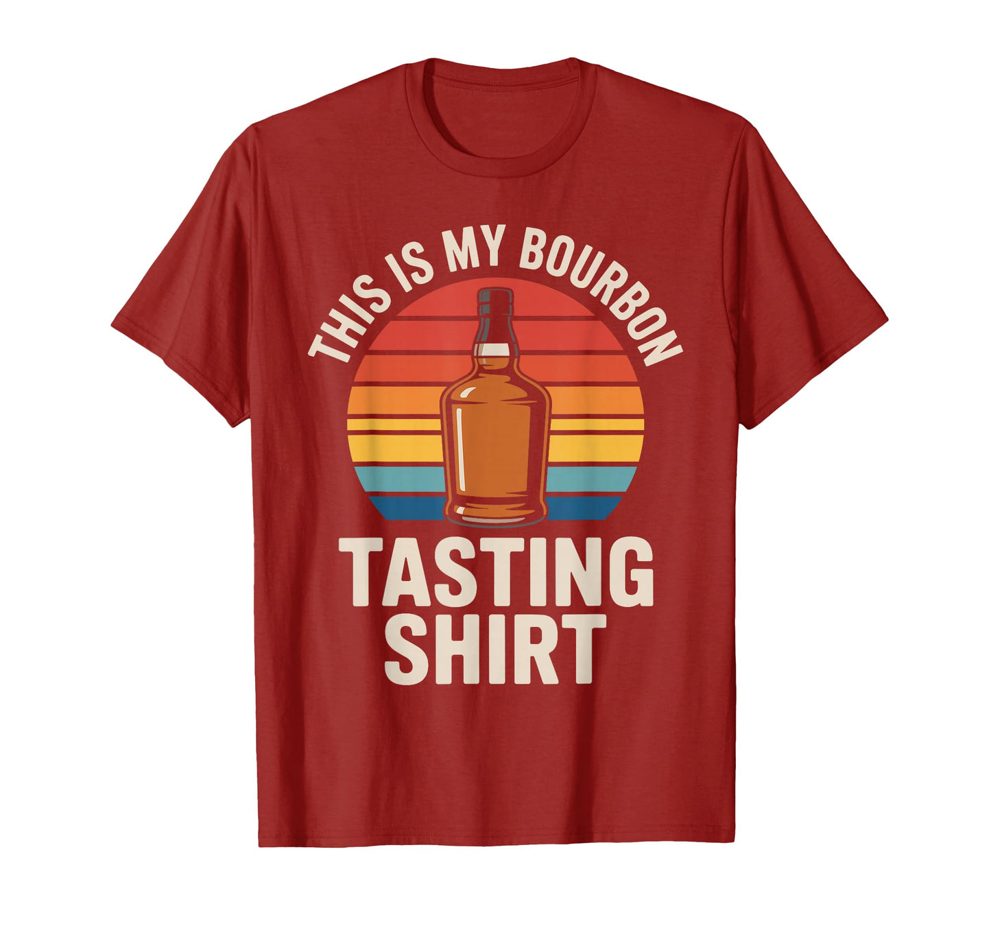 This is My Bourbon Tasting Retro Funny Whiskey T-Shirt