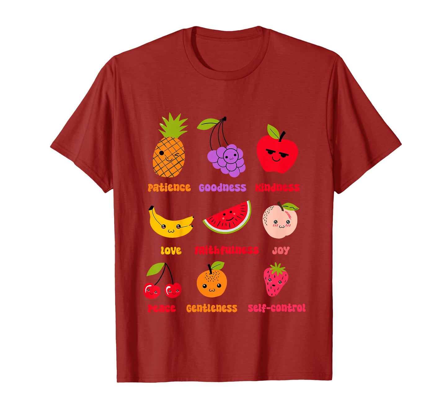 Christian Faith Religious Baby Fruits Fruit Of The Spirit T-Shirt