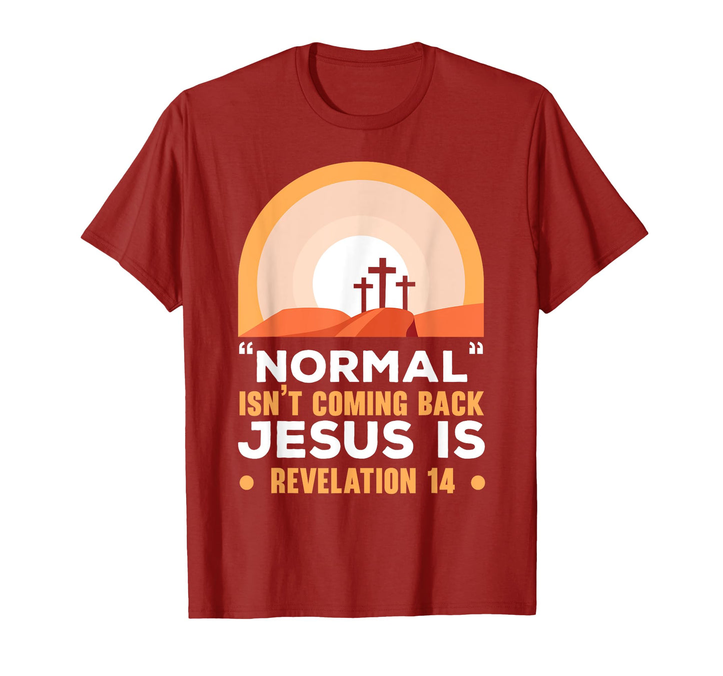 Normal Isn't Coming Back Jesus Is Christian Believer T-Shirt