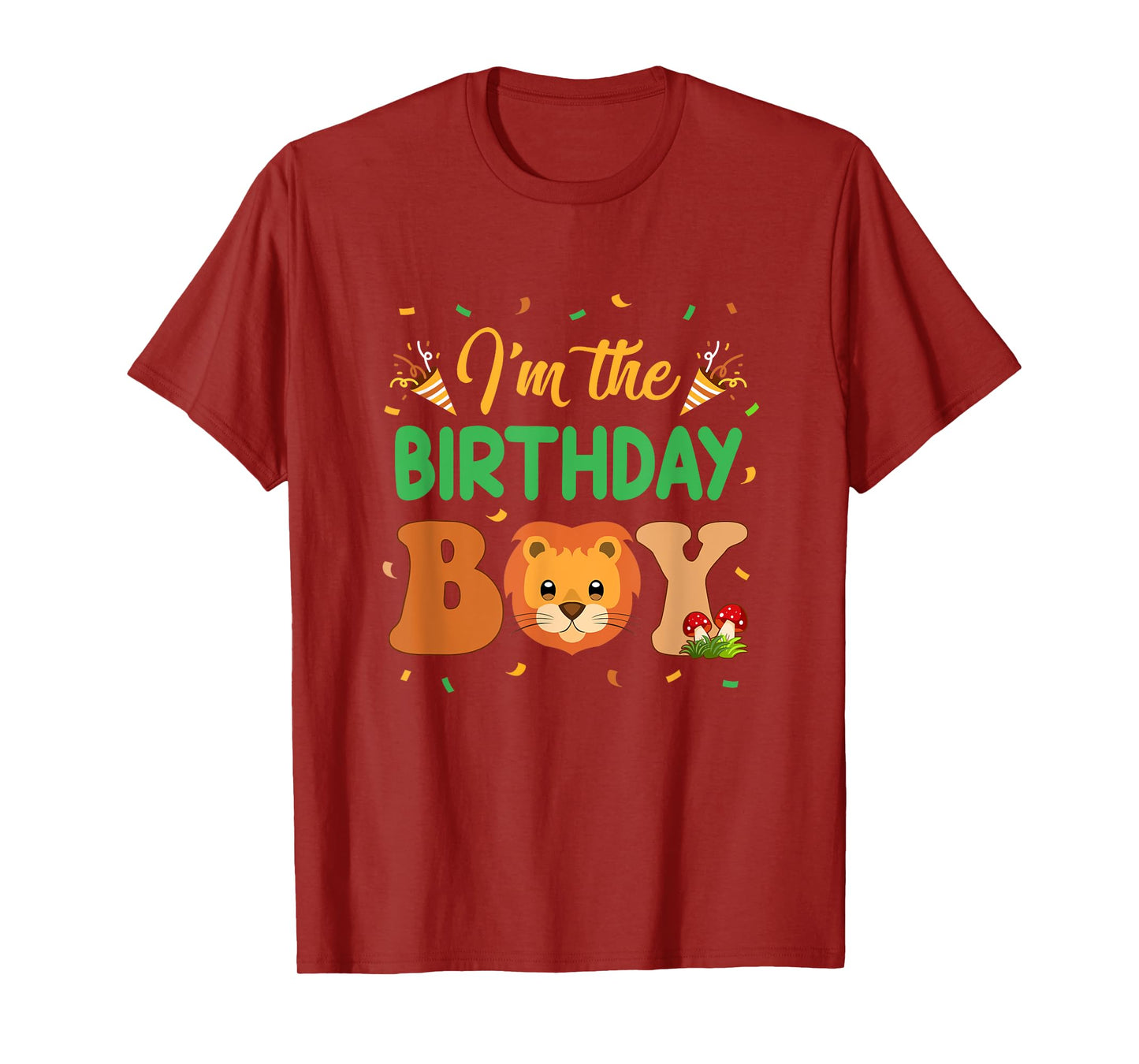 I'm The Birthday Boy Lion Family Party Decorations T-Shirt