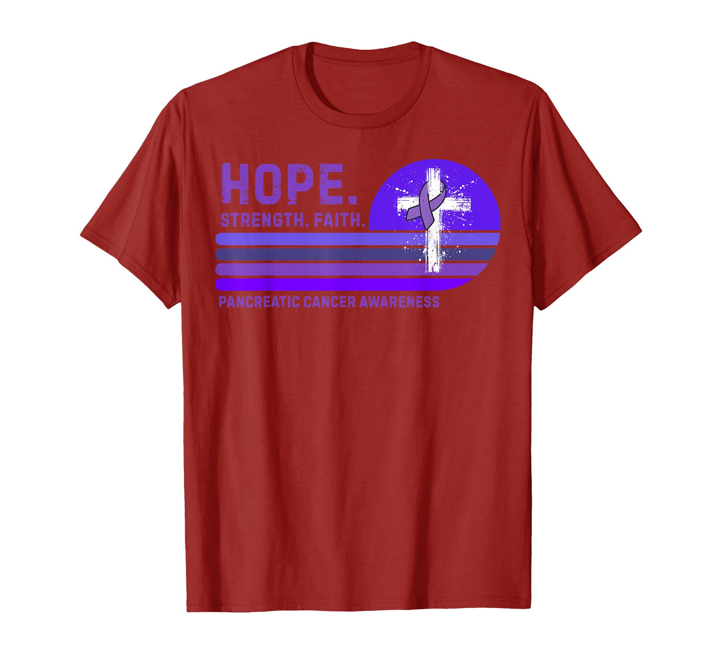 Faith Pancreatic Cancer Awareness T-Shirt