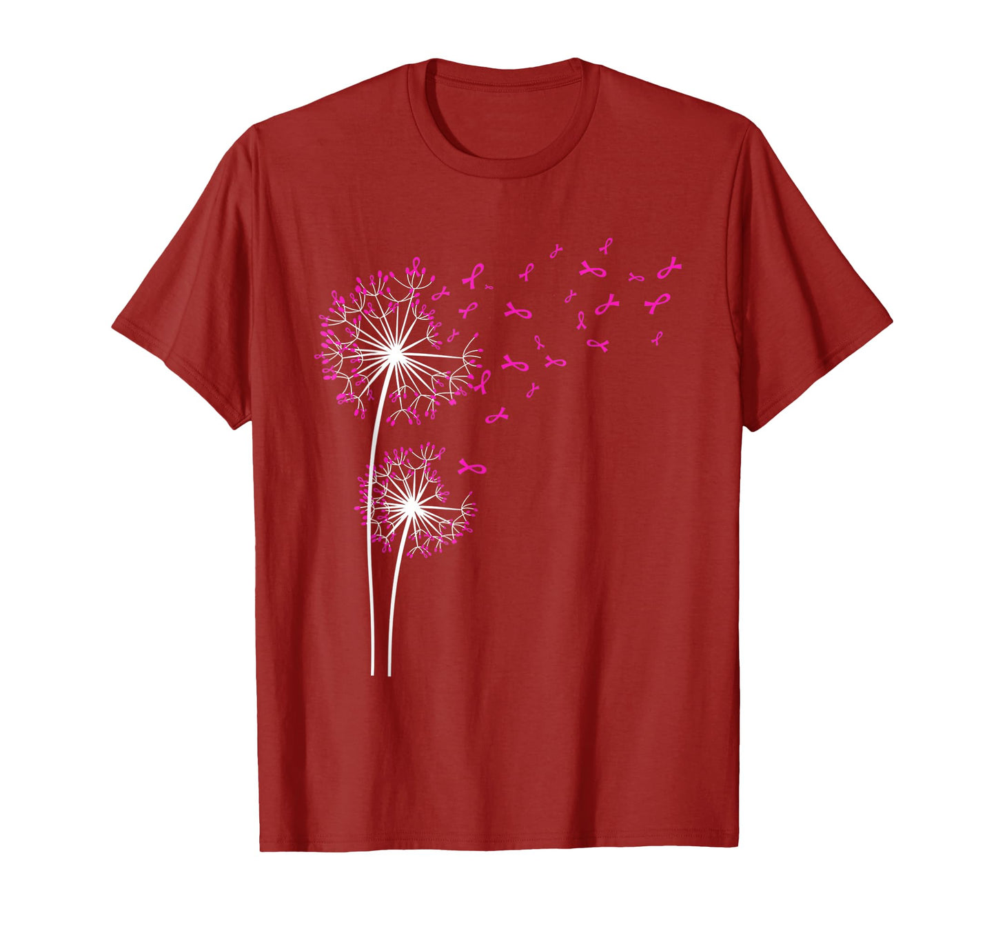 Breast Cancer Awareness Faith Hope Love Sun Flower Ribbon T-Shirt