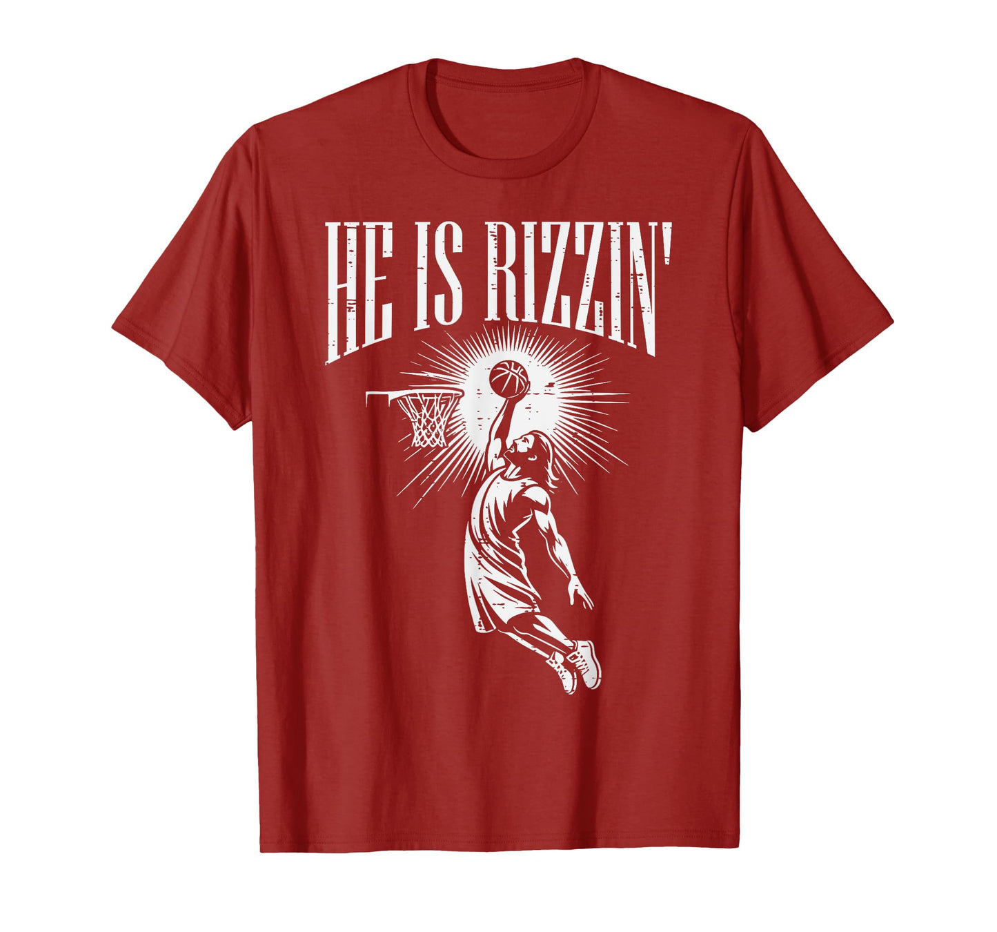 Easter He Is Rizzin Christian Religious Boys Kids Men Teen T-Shirt